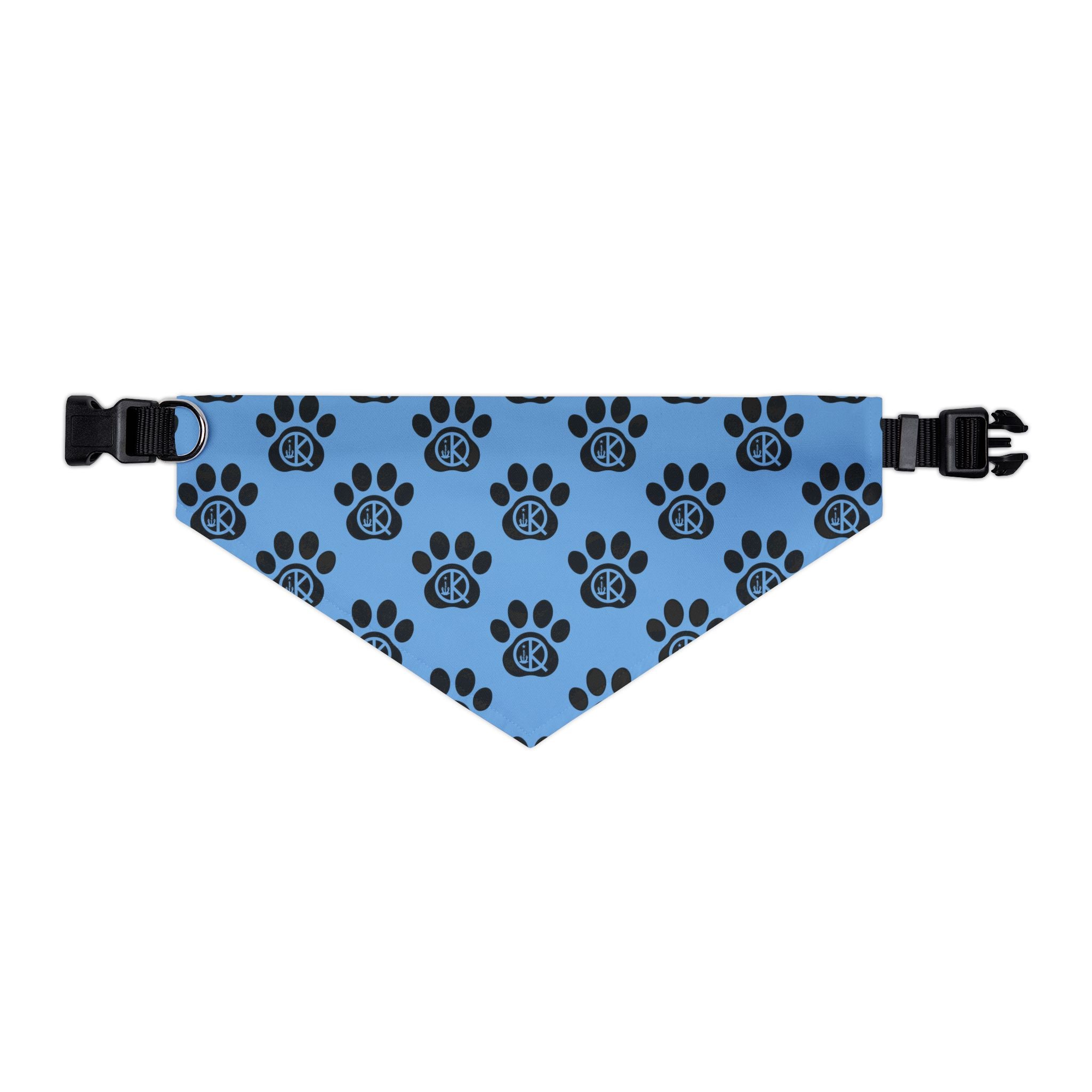 QK Pet Bandana Collar- Light Blue