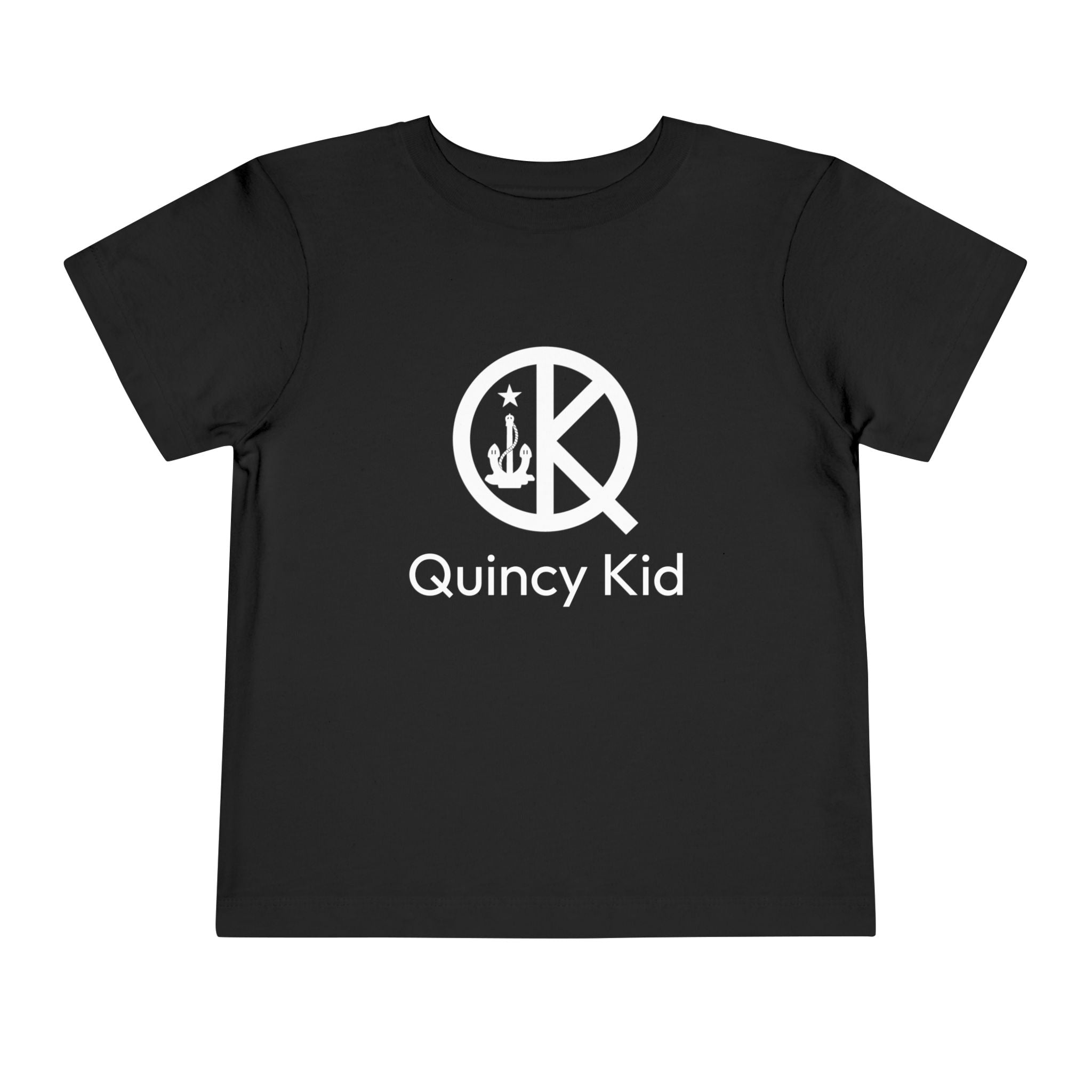 Quincy Kid Toddler T-shirt White Text