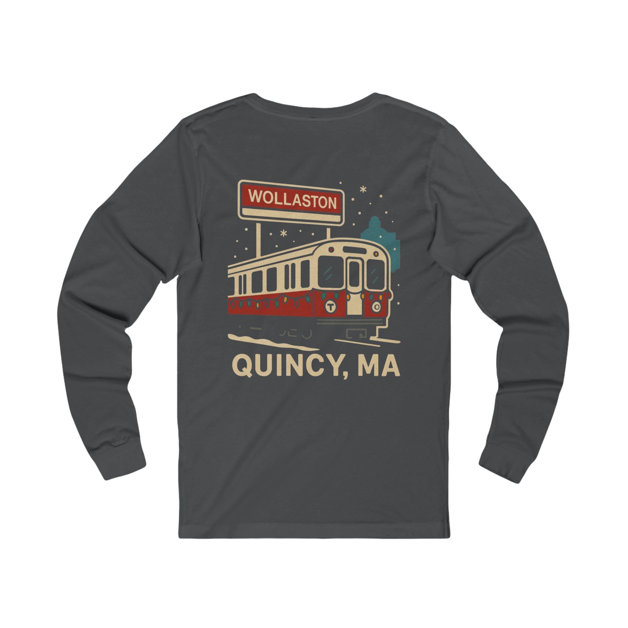 Wollaston Holiday Longsleeve- Red Logo