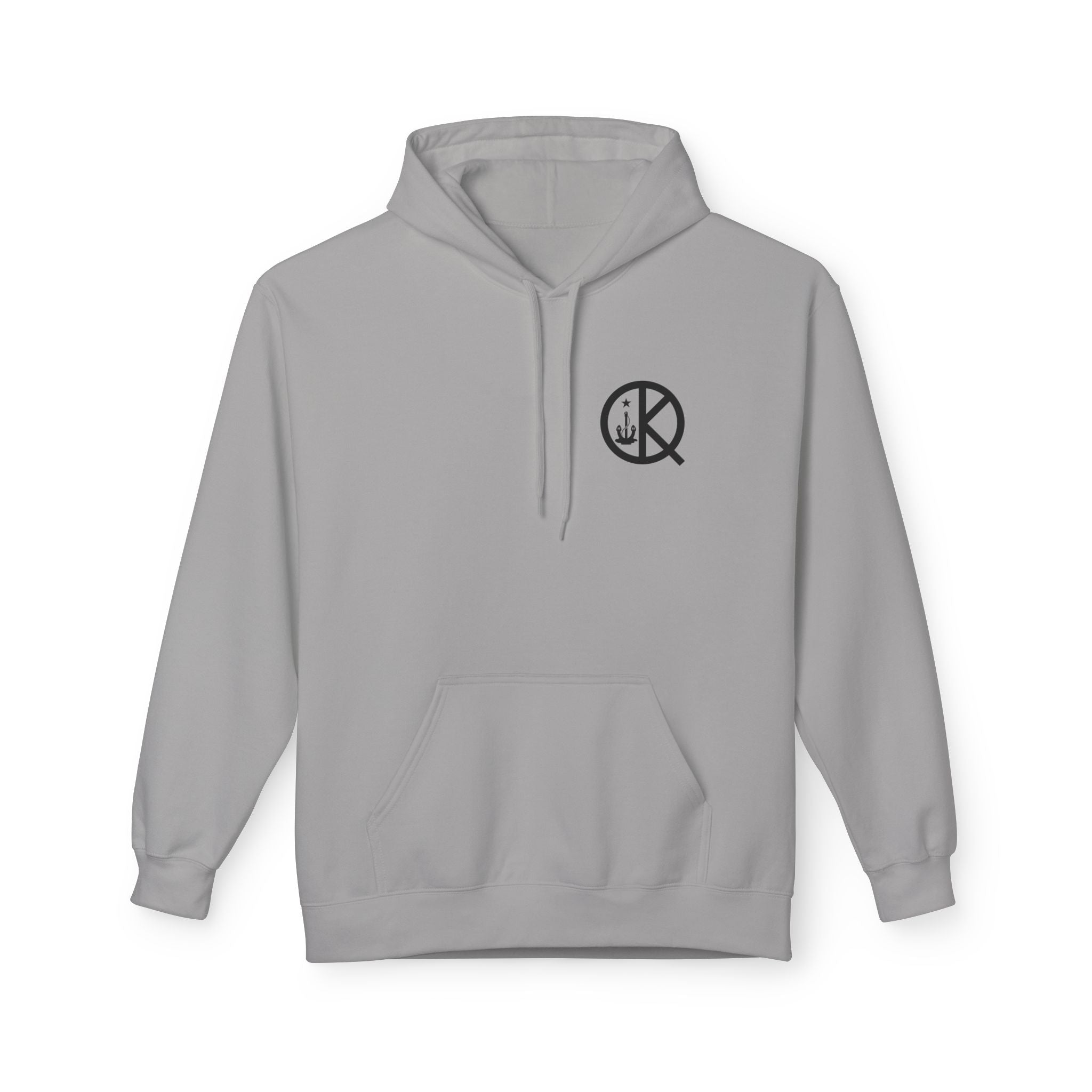 Quincy Quarries Permit Softstyle Hoodie- Black Text