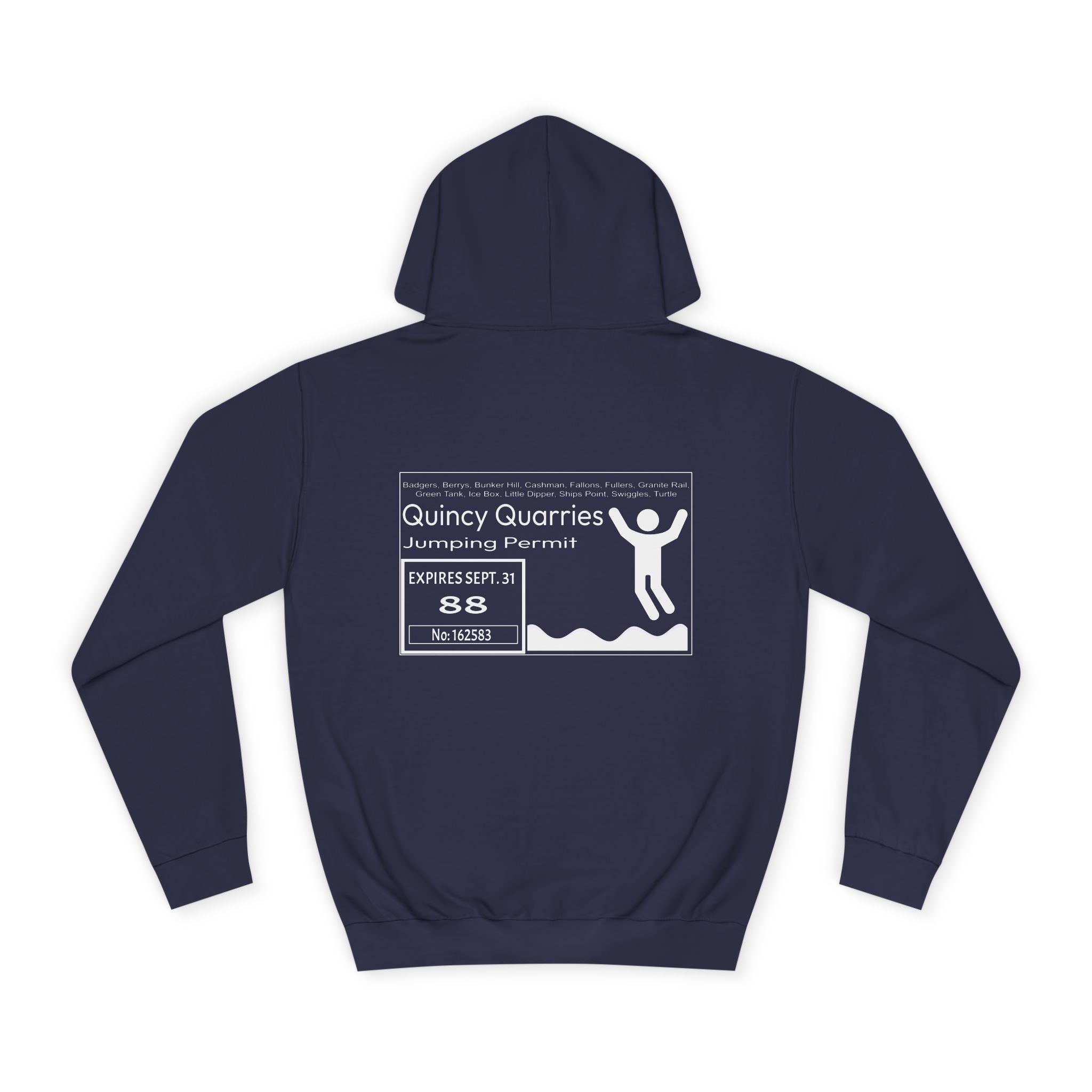 Quincy Quarries Permit Hoodie