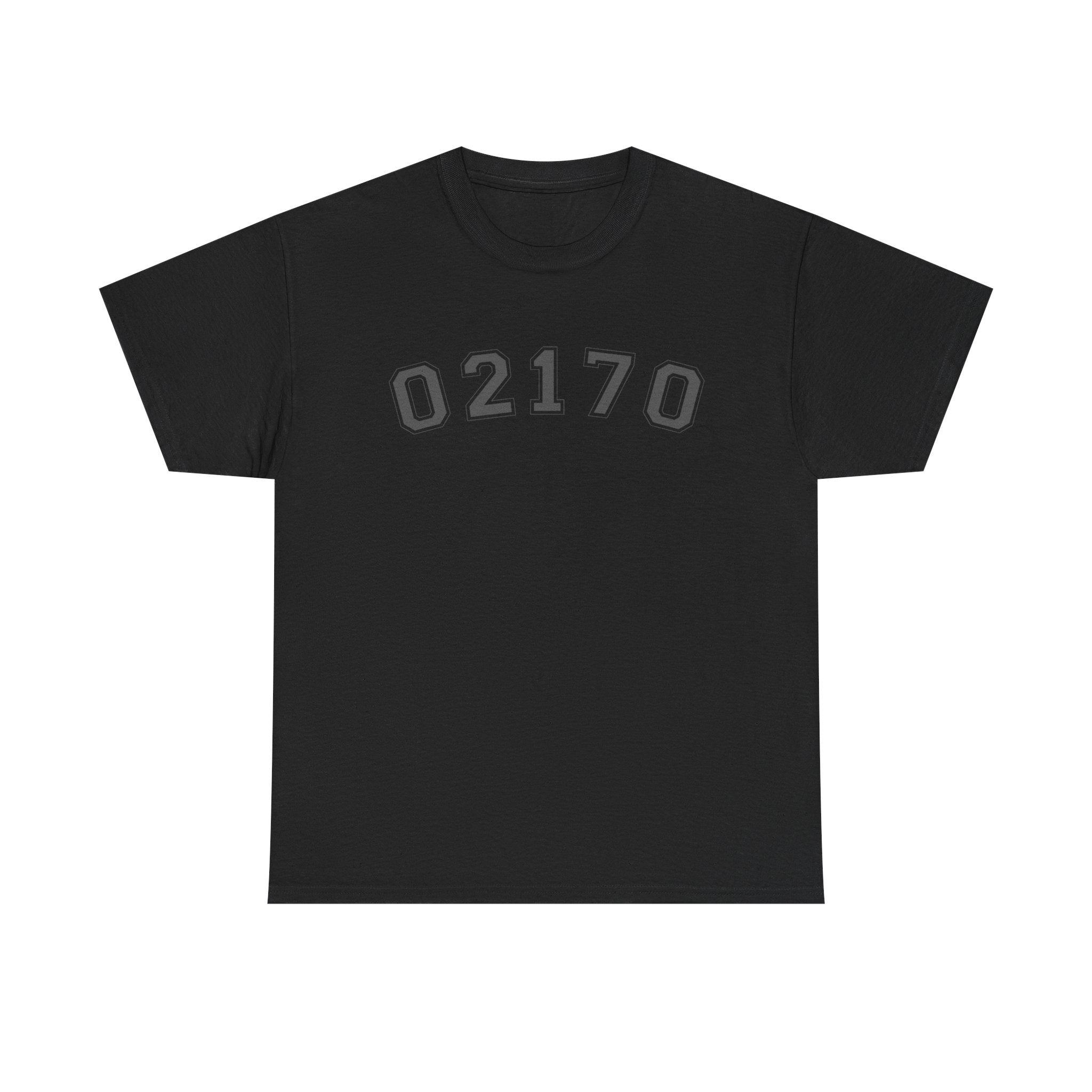 02170- Quincy Zip Code T-shirt Grey Text