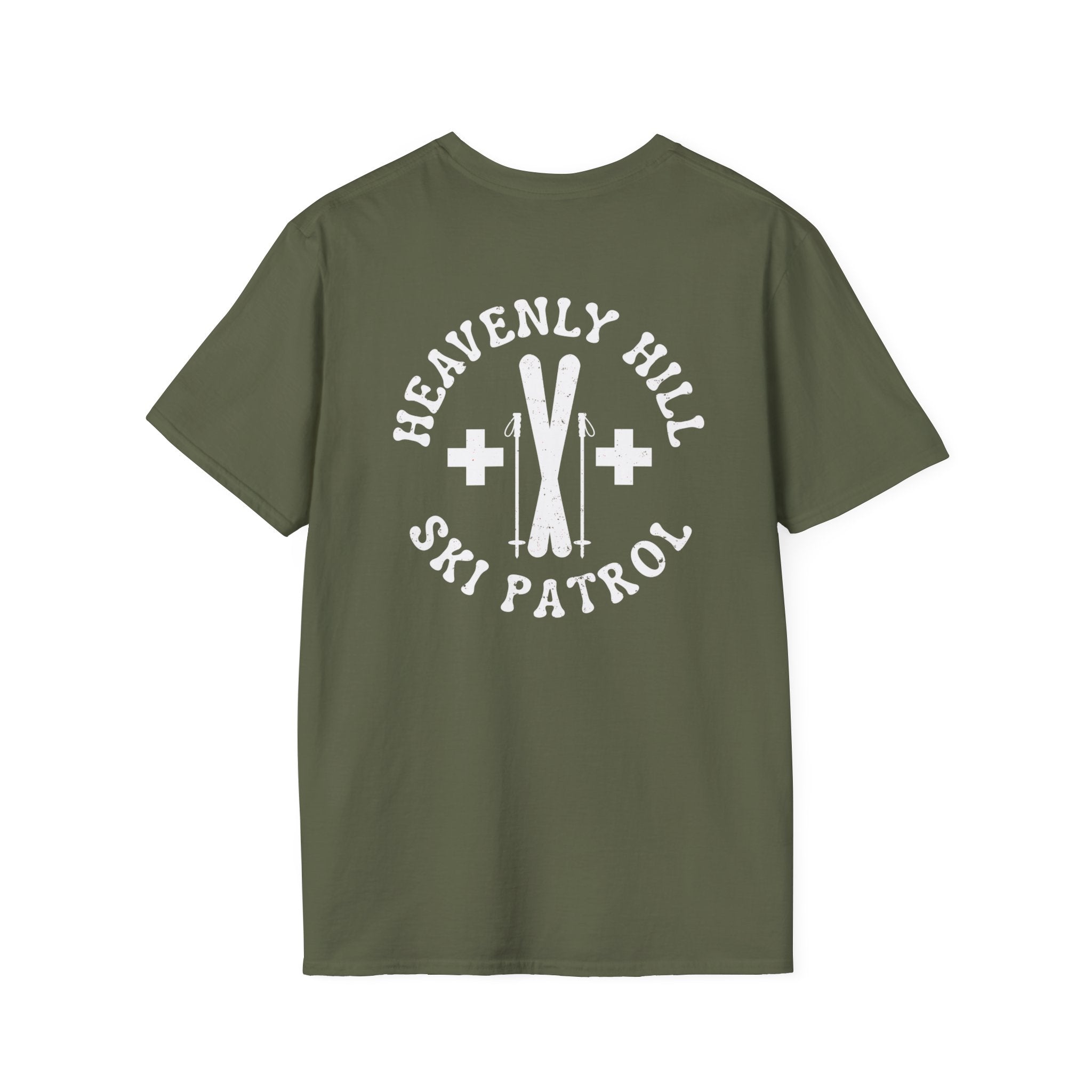 Distressed Heavenly Hill Ski Patrol T-shirt