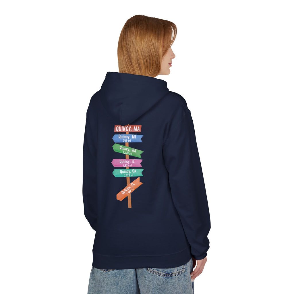 Quincy Distance Sign Soft style Hoodie