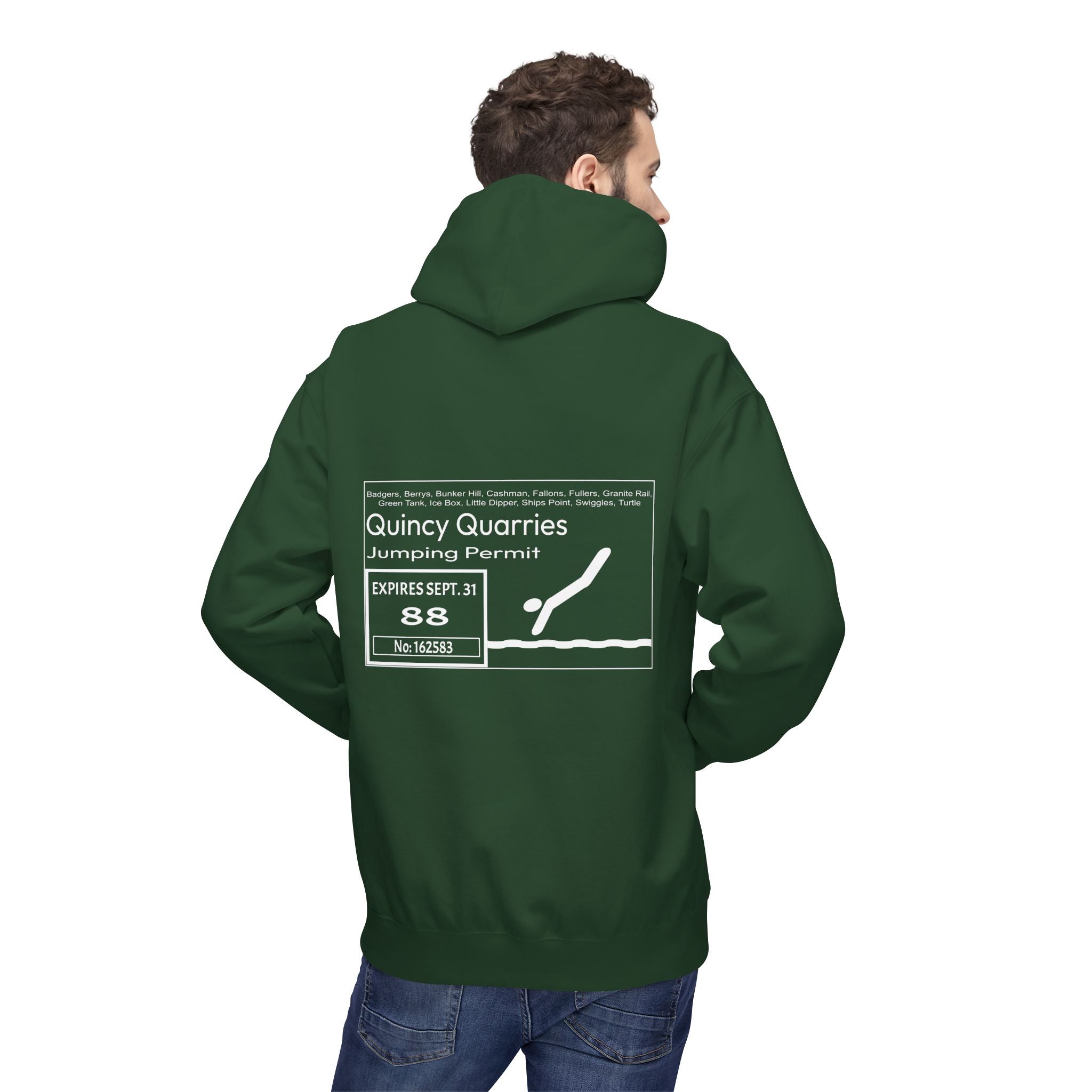 Quincy Quarries Permit Softstyle Hoodie