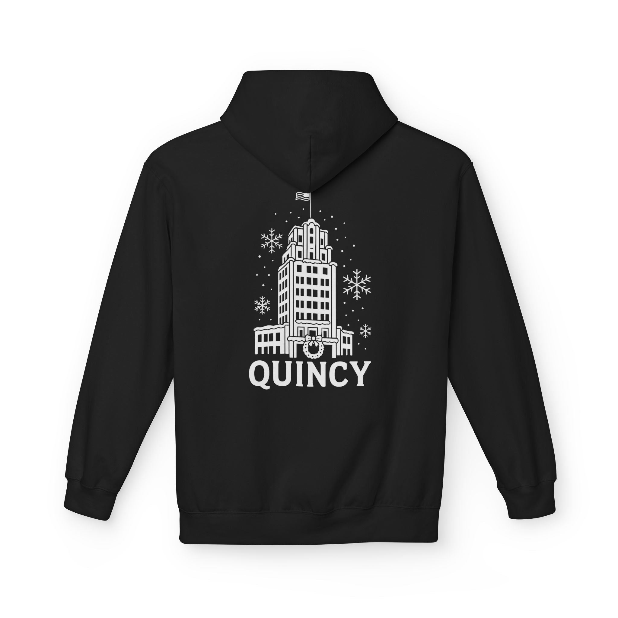 Quincy Center Holiday Scene Hoodie