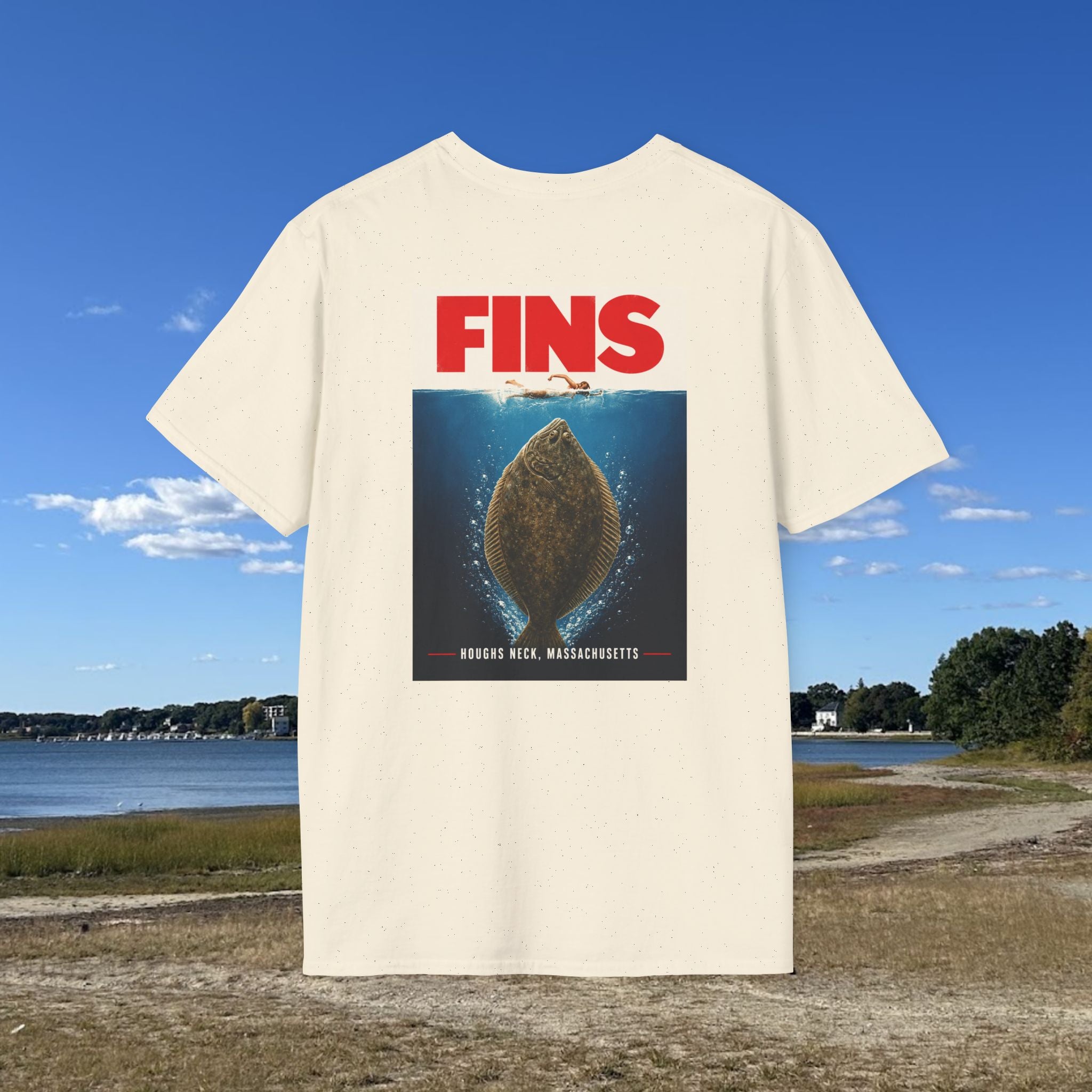 Houghs Neck Flounder Jaws T-Shirt