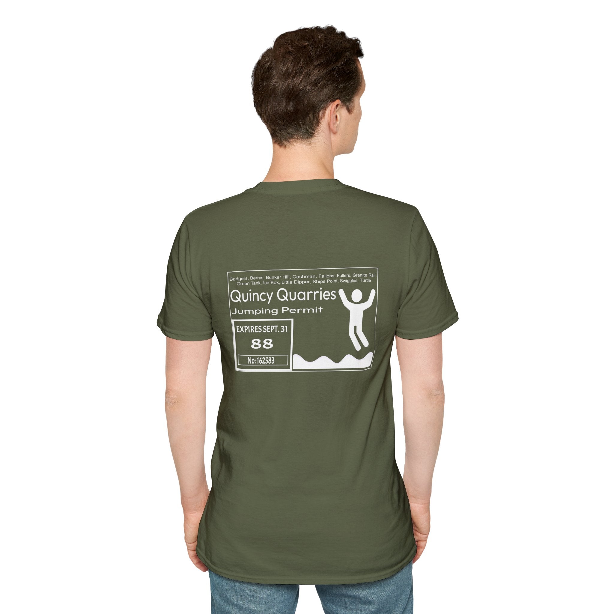 Quincy Quarries Permit T-shirt