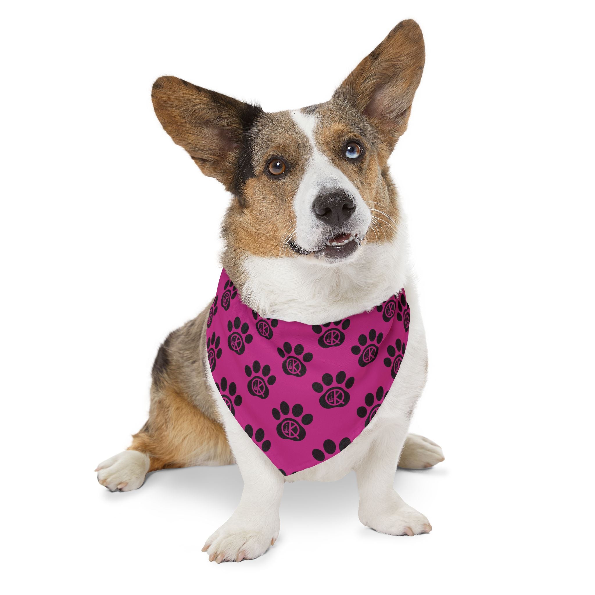 QK Pet Bandana Collar- Pink