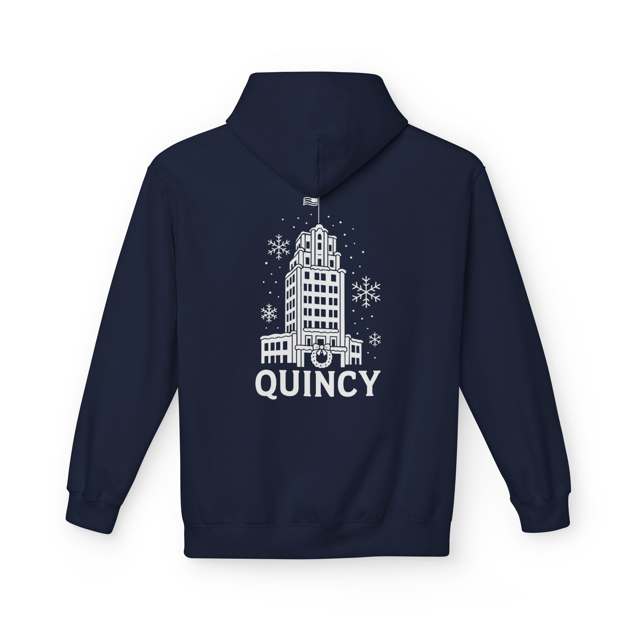 Quincy Center Holiday Scene Hoodie