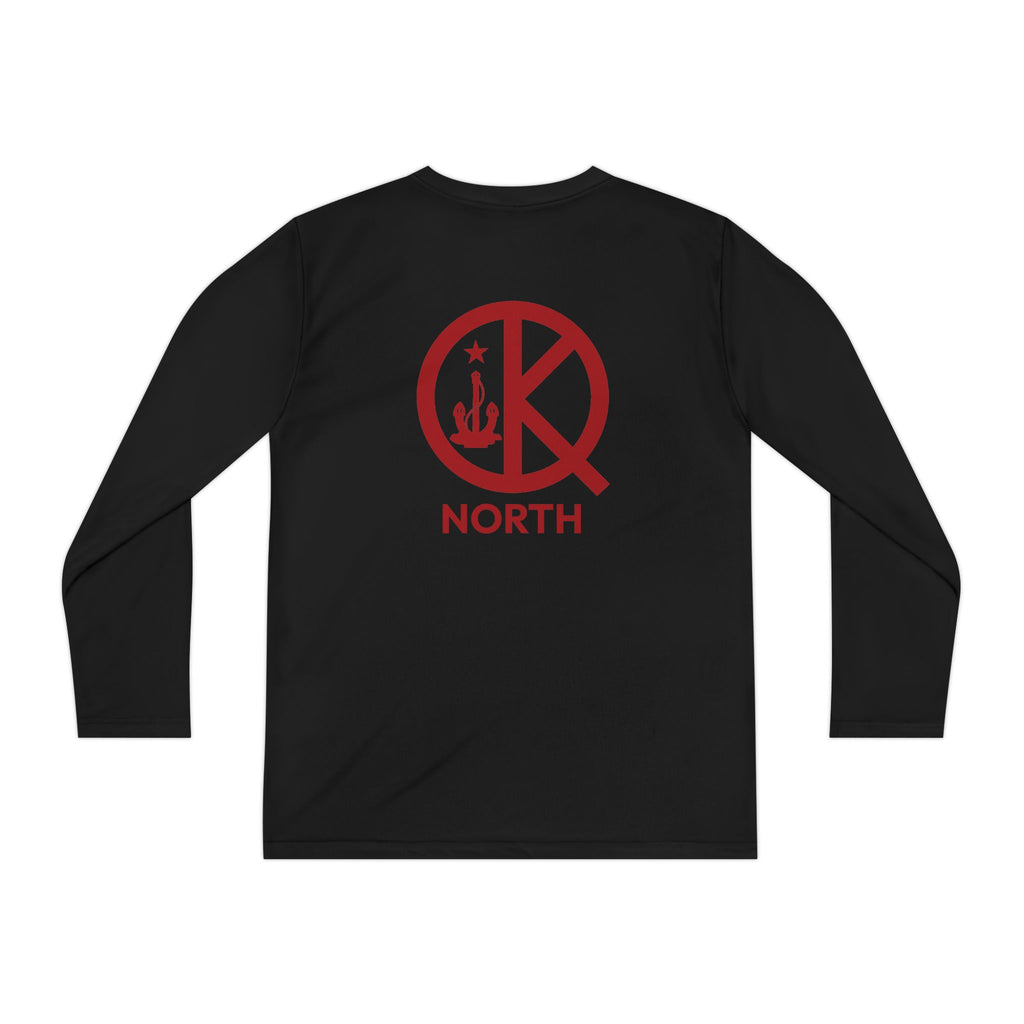 North-Youth Red and Black Longsleeve