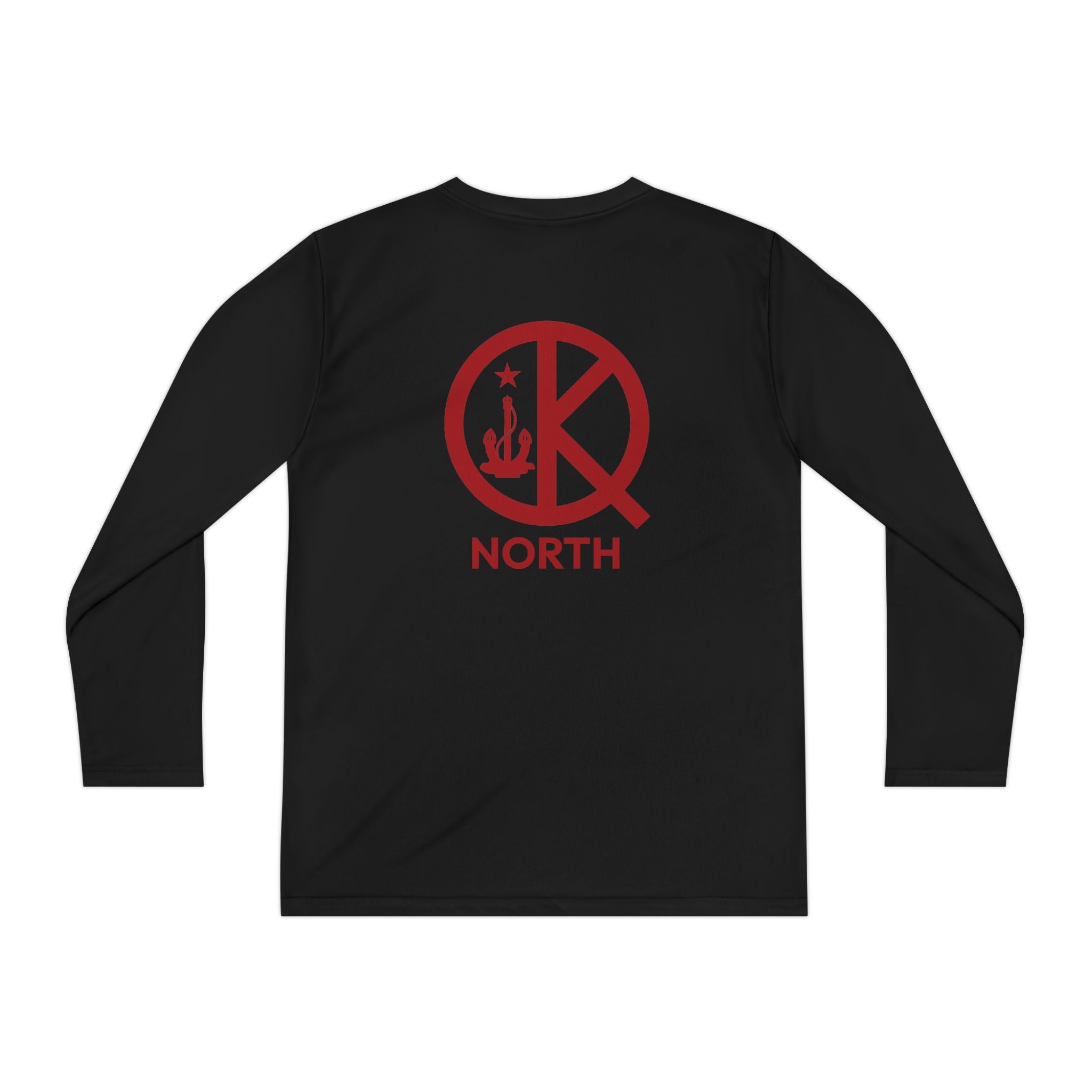 North-Youth Red and Black Longsleeve