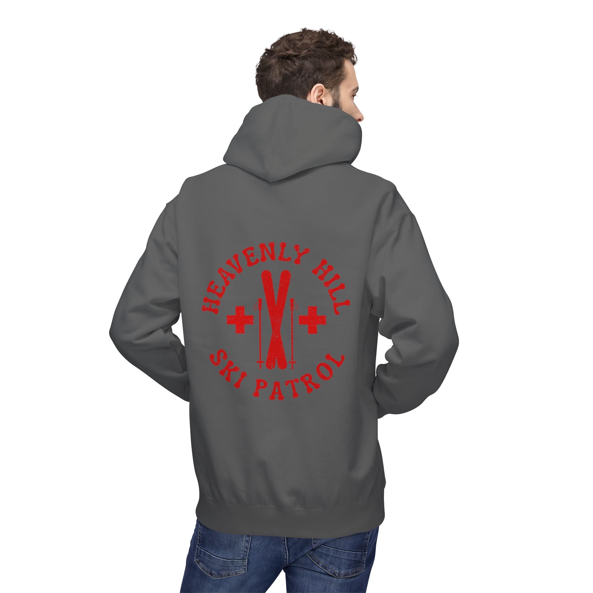 Distressed Heavenly Hill Ski Patrol Softstyle Hoodie