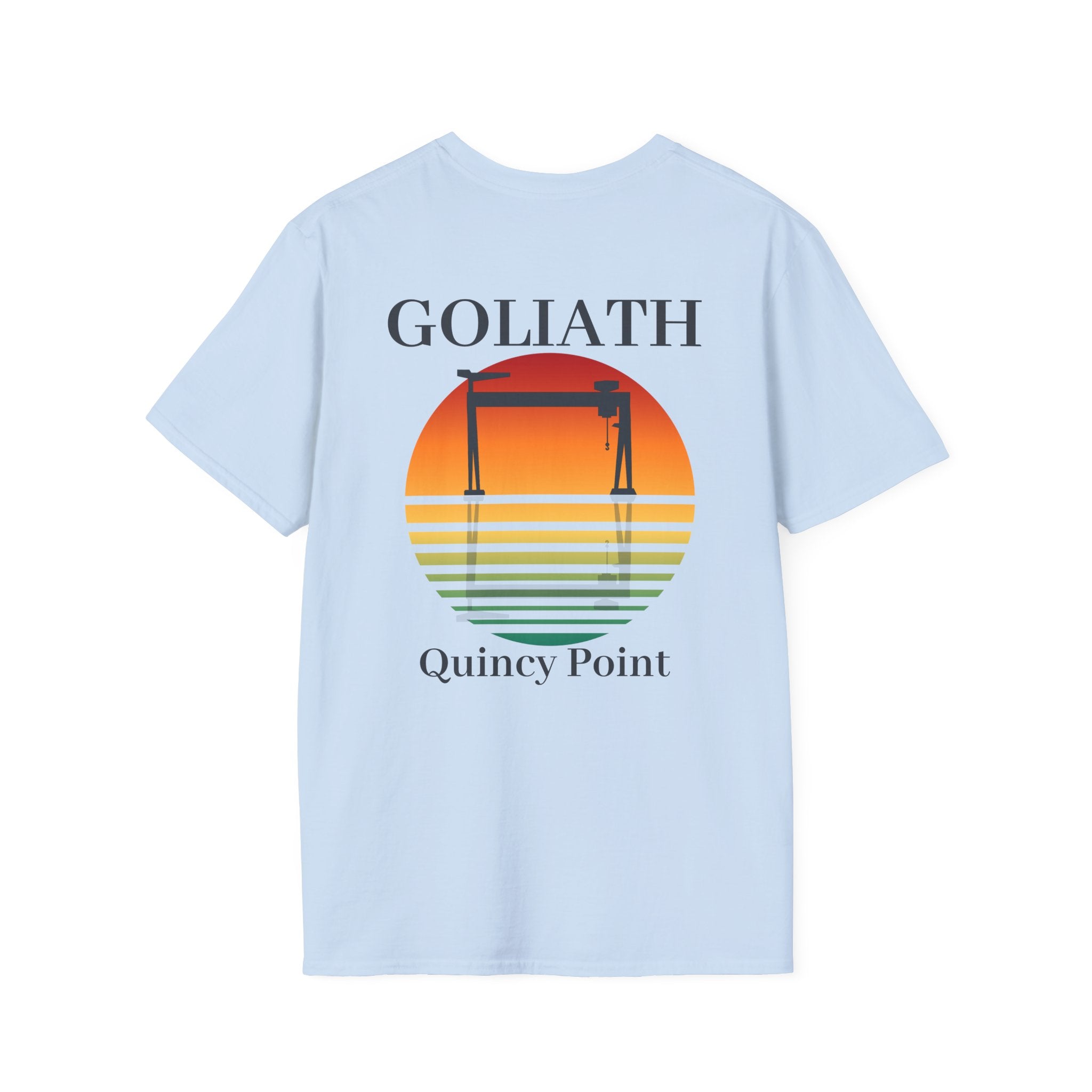 Fore River Shipyard Goliath Sunset T-shirt