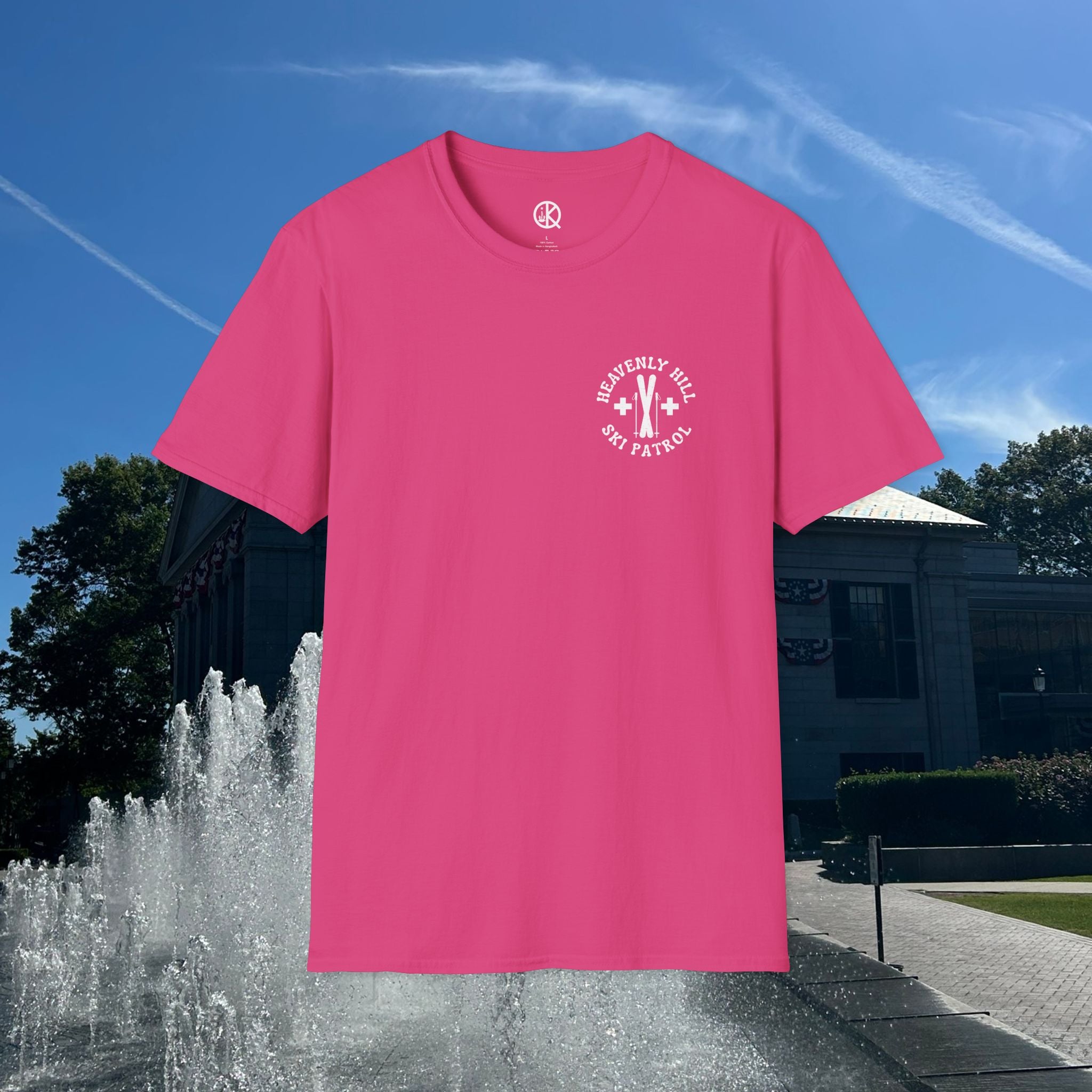 Distressed Heavenly Hill Ski Patrol T-shirt