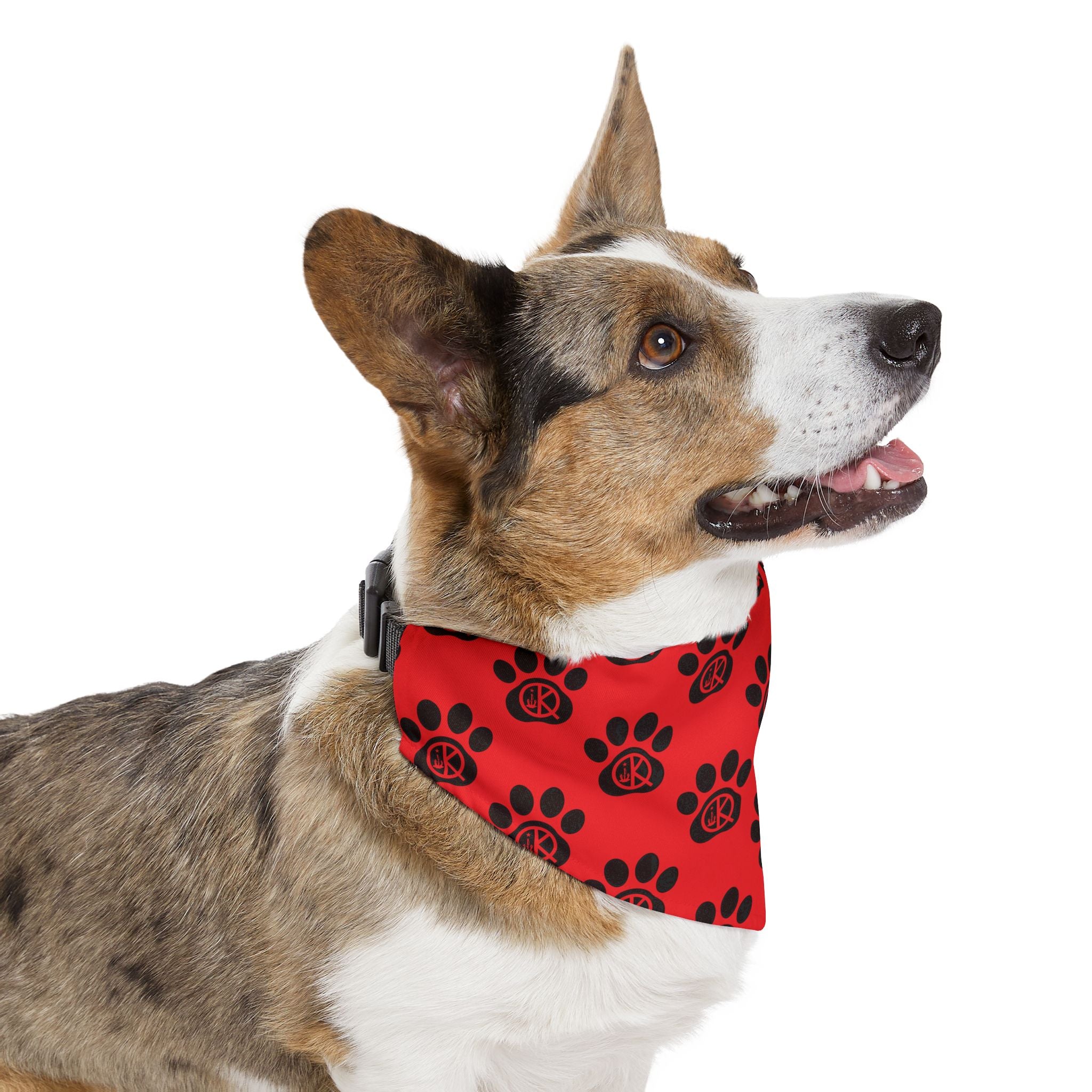 QK Pet Bandana Collar- Red