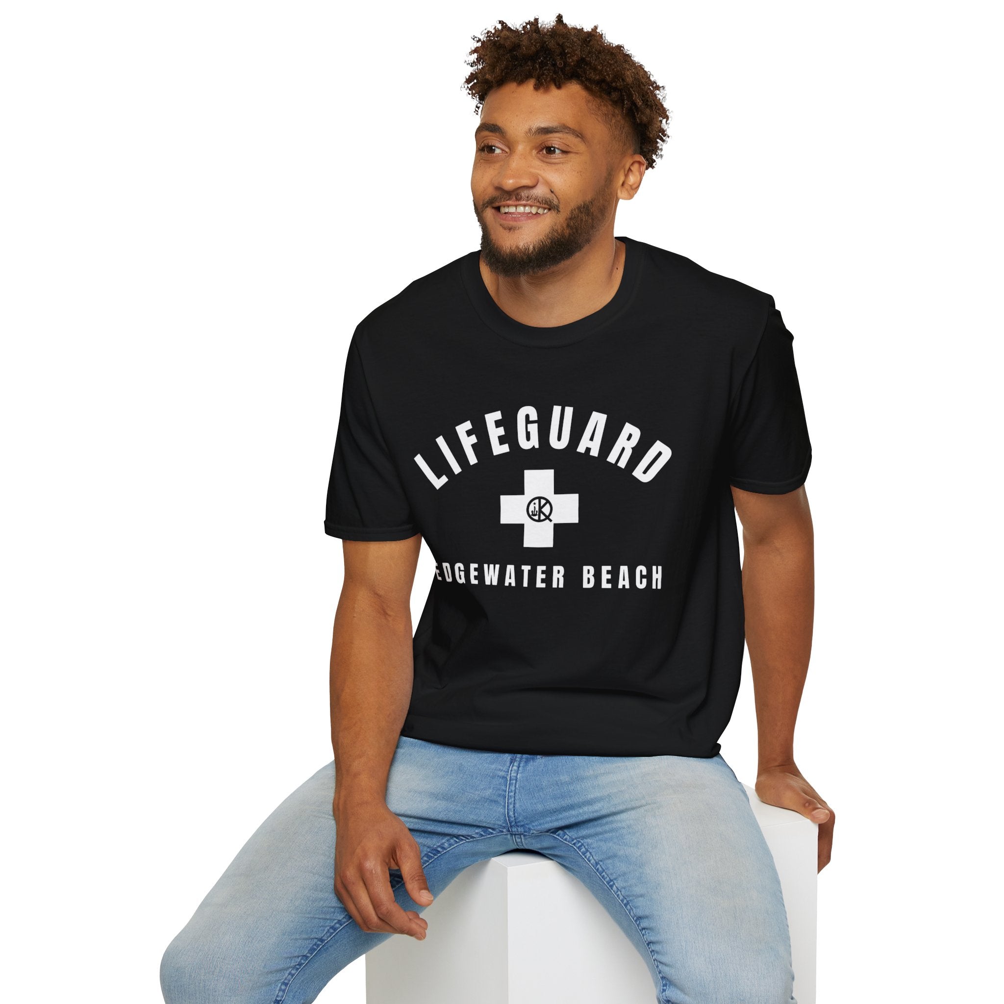 Edgewater Beach Lifeguard T-shirt