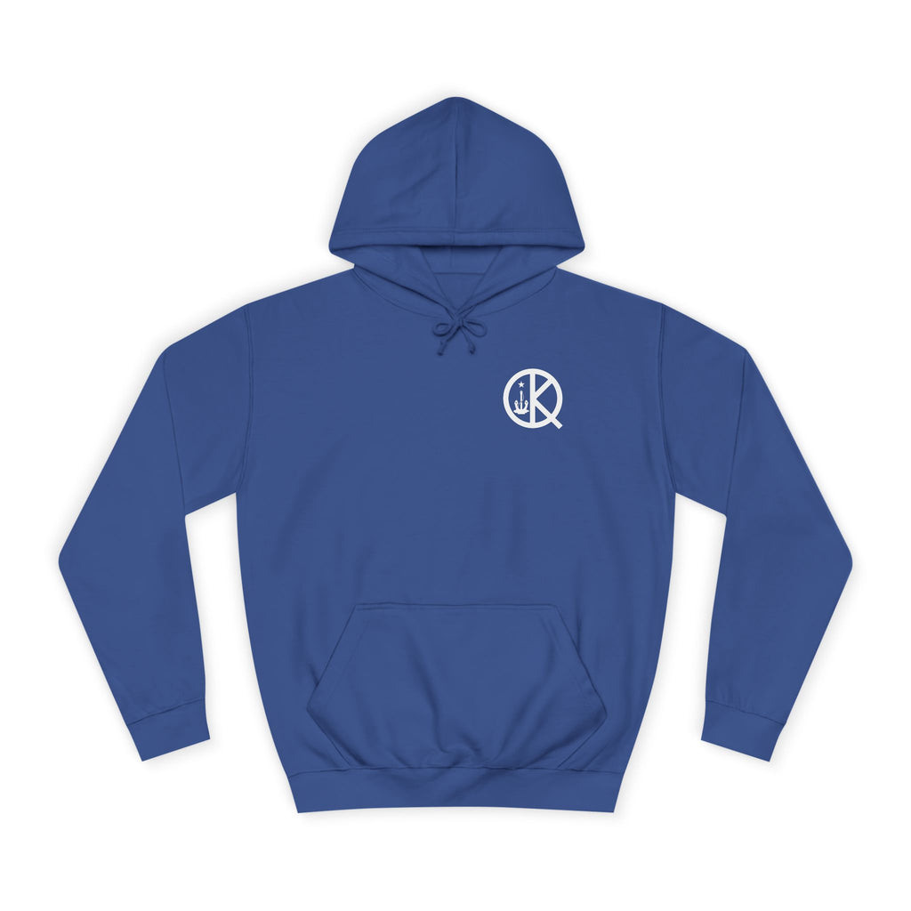 Quincy- Blue and White Hoodie