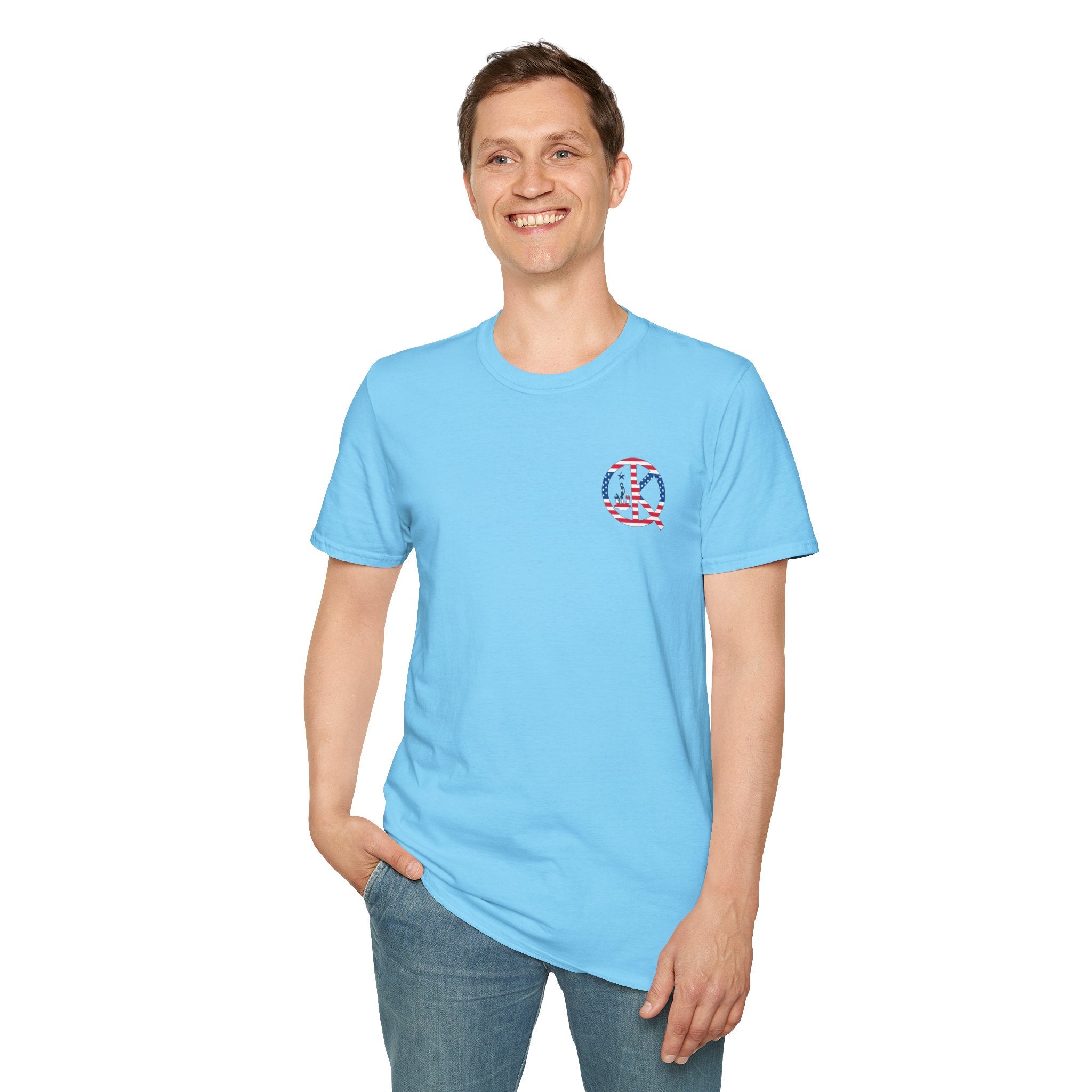 Quincy Kid Flag Logo- Flag Day T-Shirt