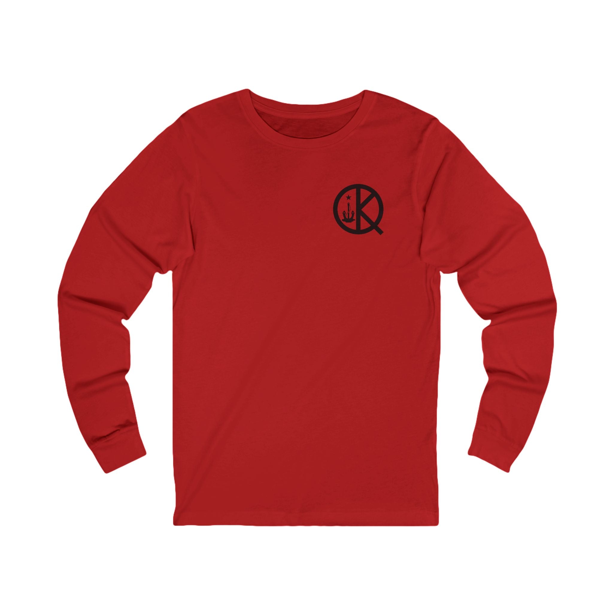 North-Black and Red Longsleeve
