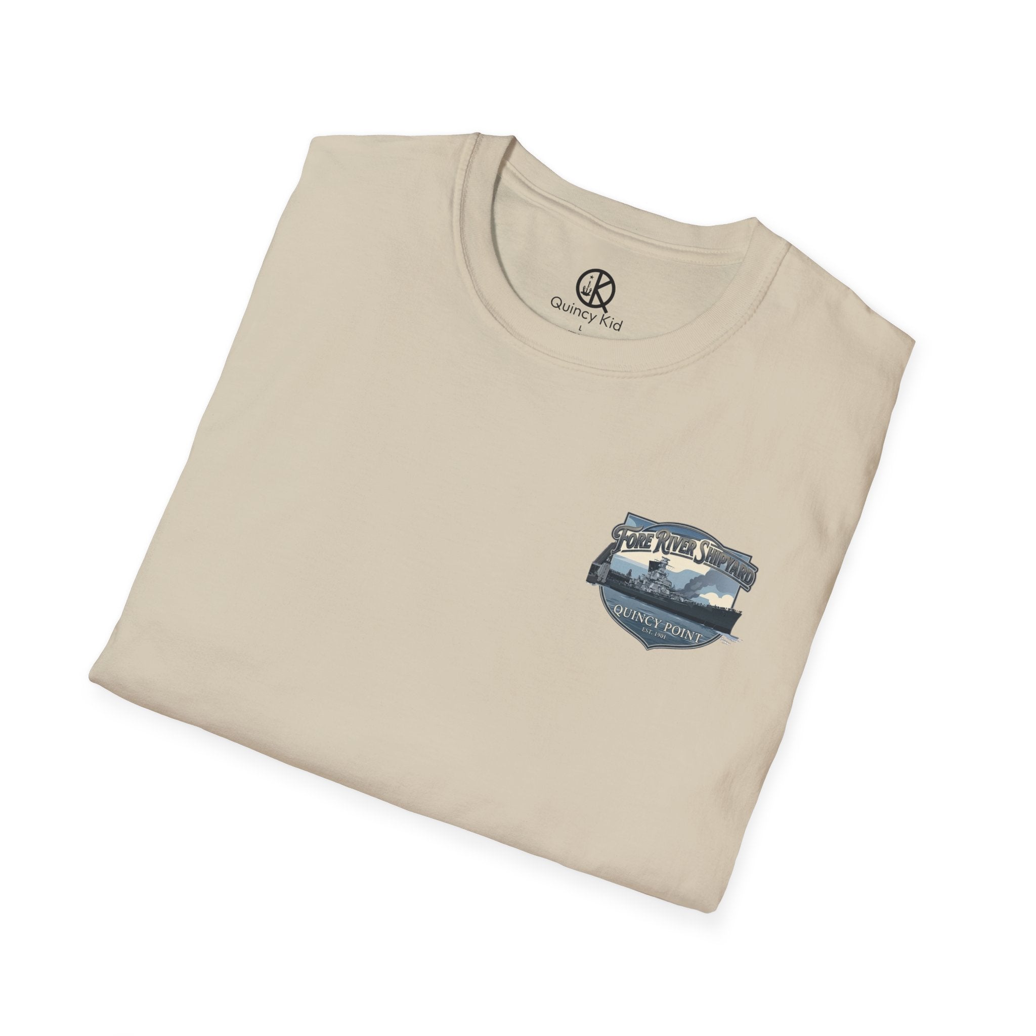 USS Massachusetts Fore River Shipyard T-Shirt