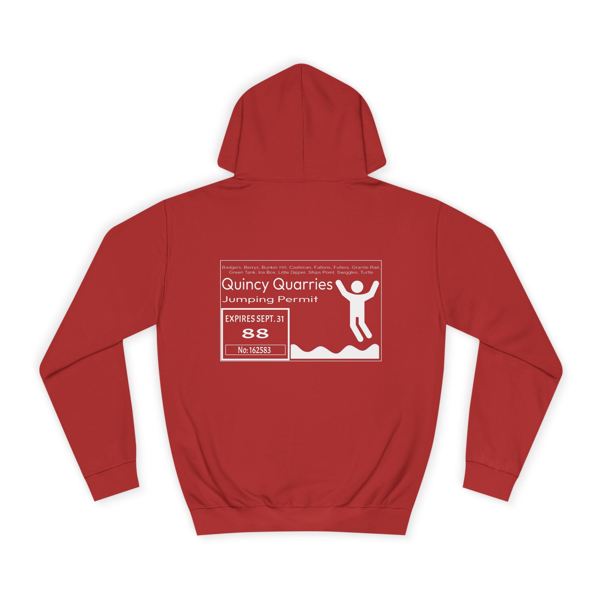 Quincy Quarries Permit Hoodie