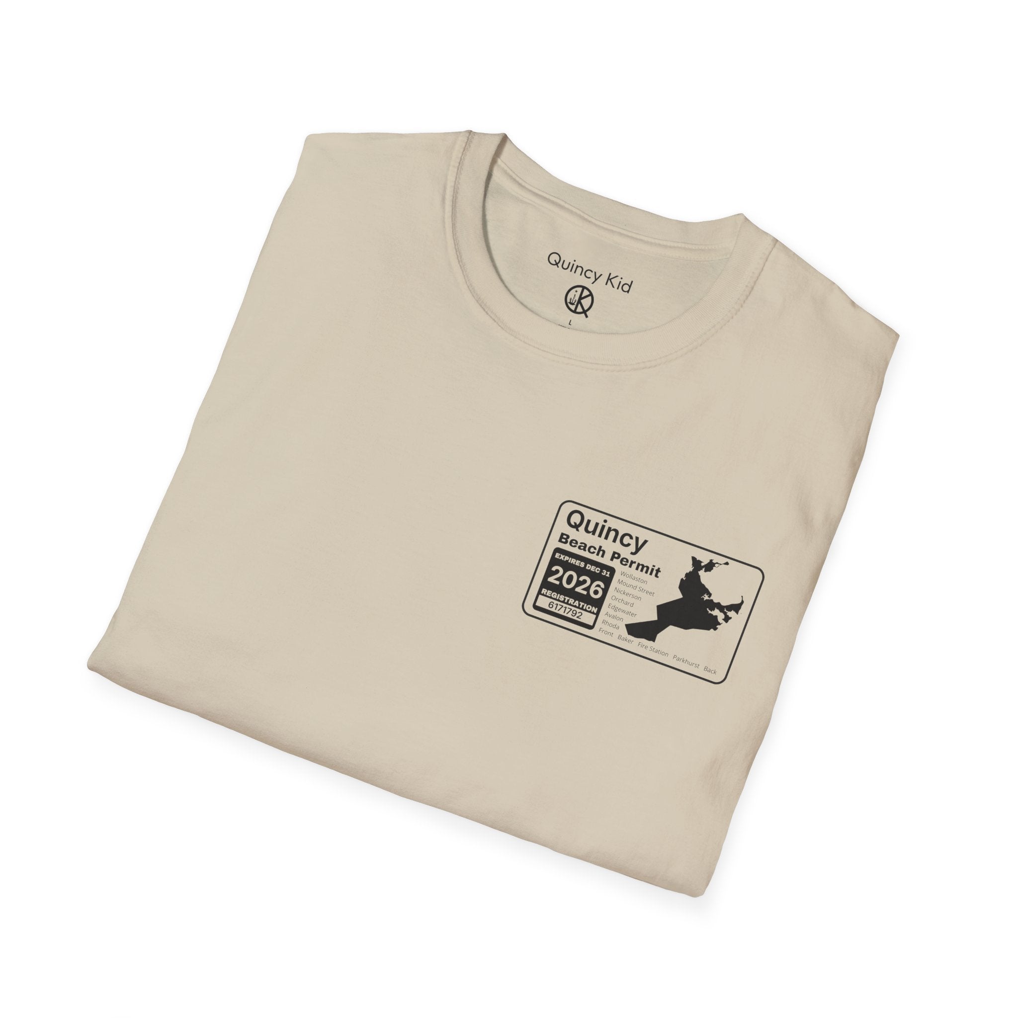 Quincy Beach Permit T-Shirt - Unisex