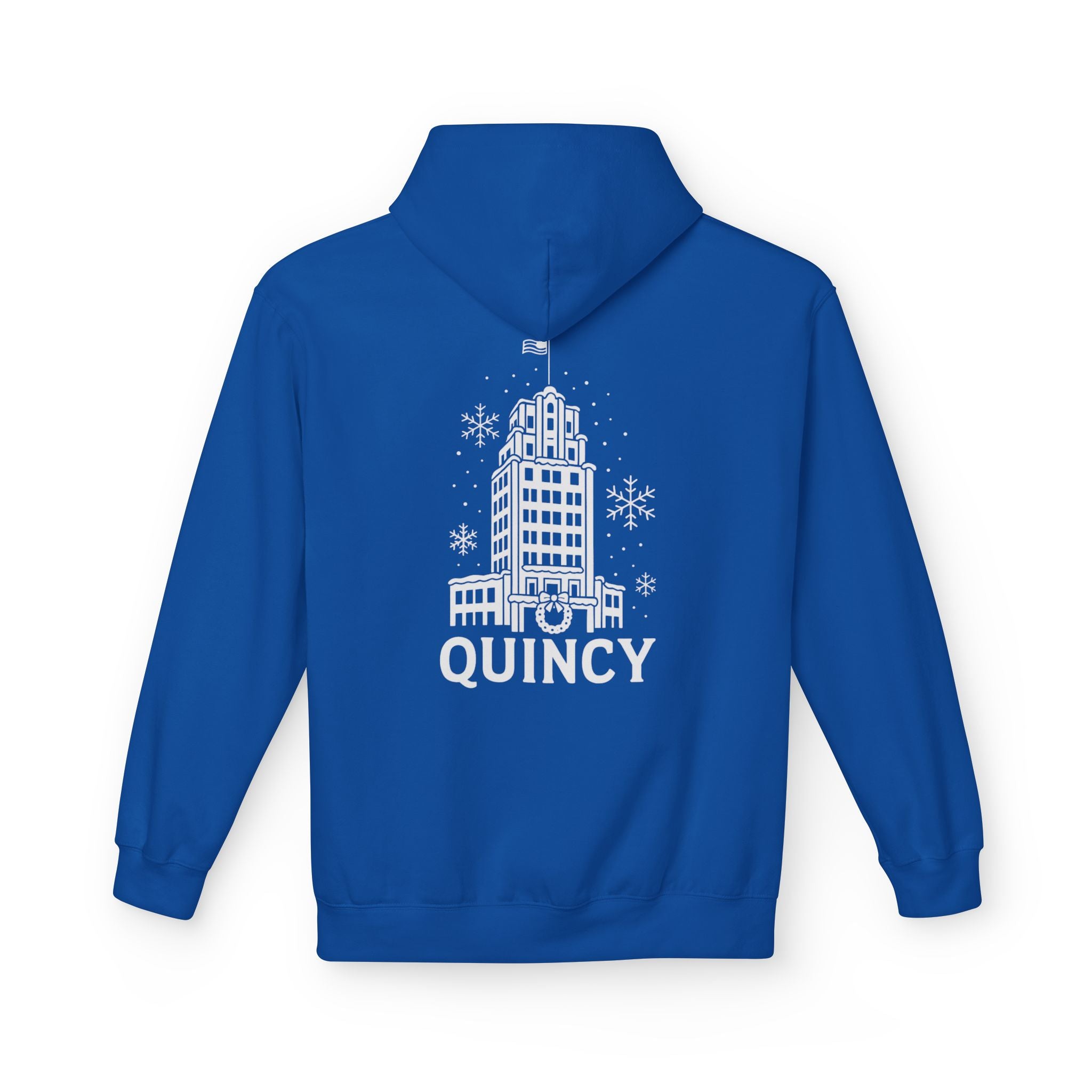 Quincy Center Holiday Scene Hoodie