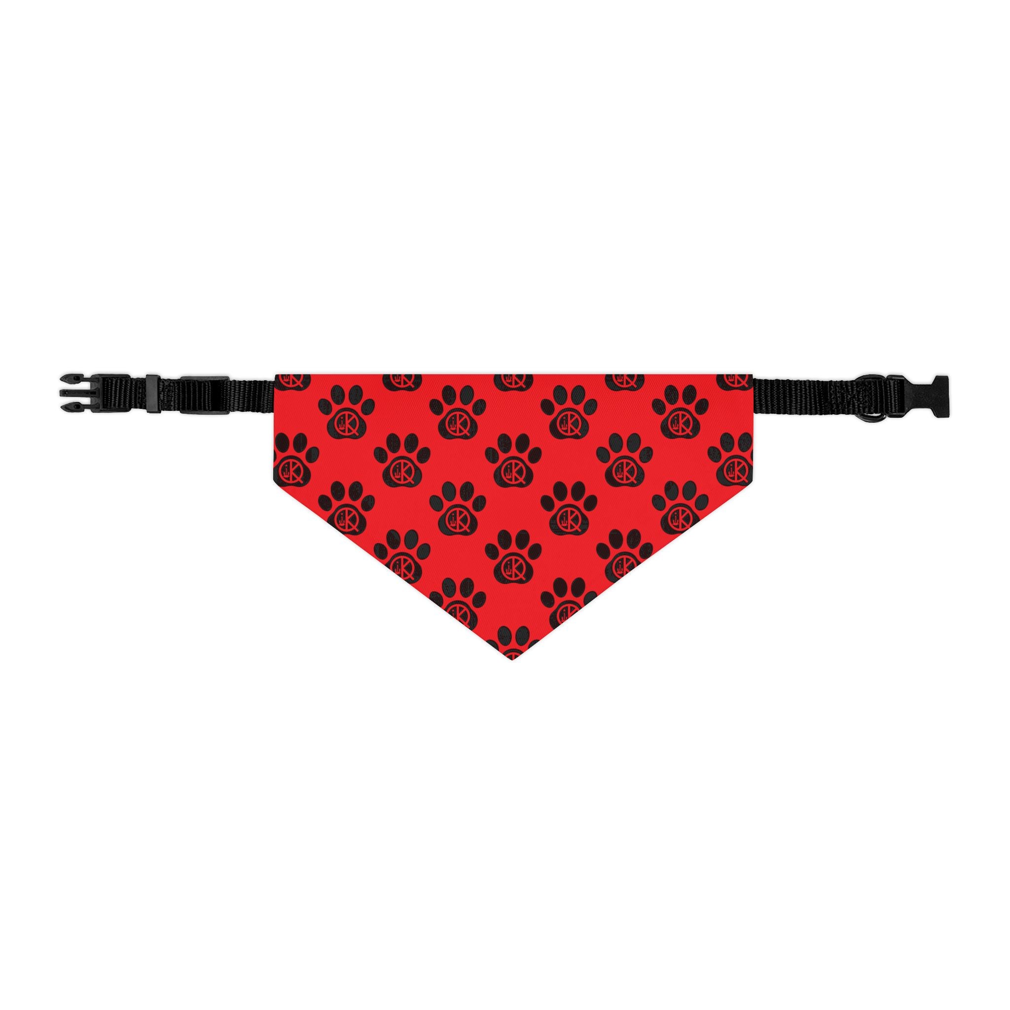 QK Pet Bandana Collar- Red