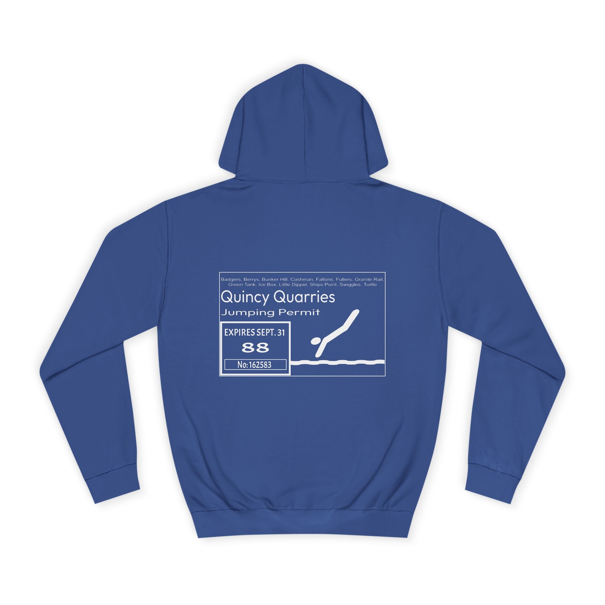 Quincy Quarries Permit Hoodie