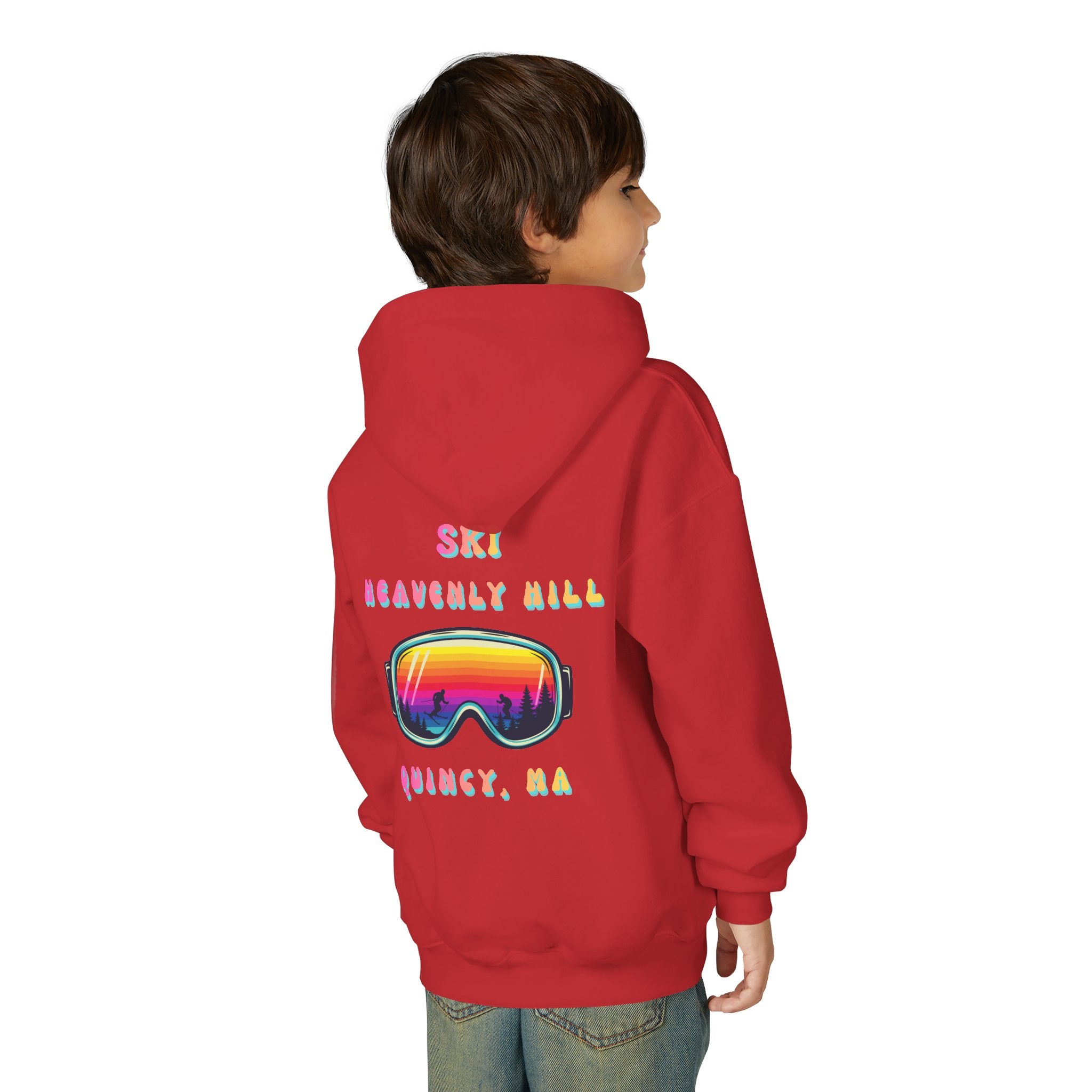 Ski Heavenly Hill Youth Softstyle Hoodie