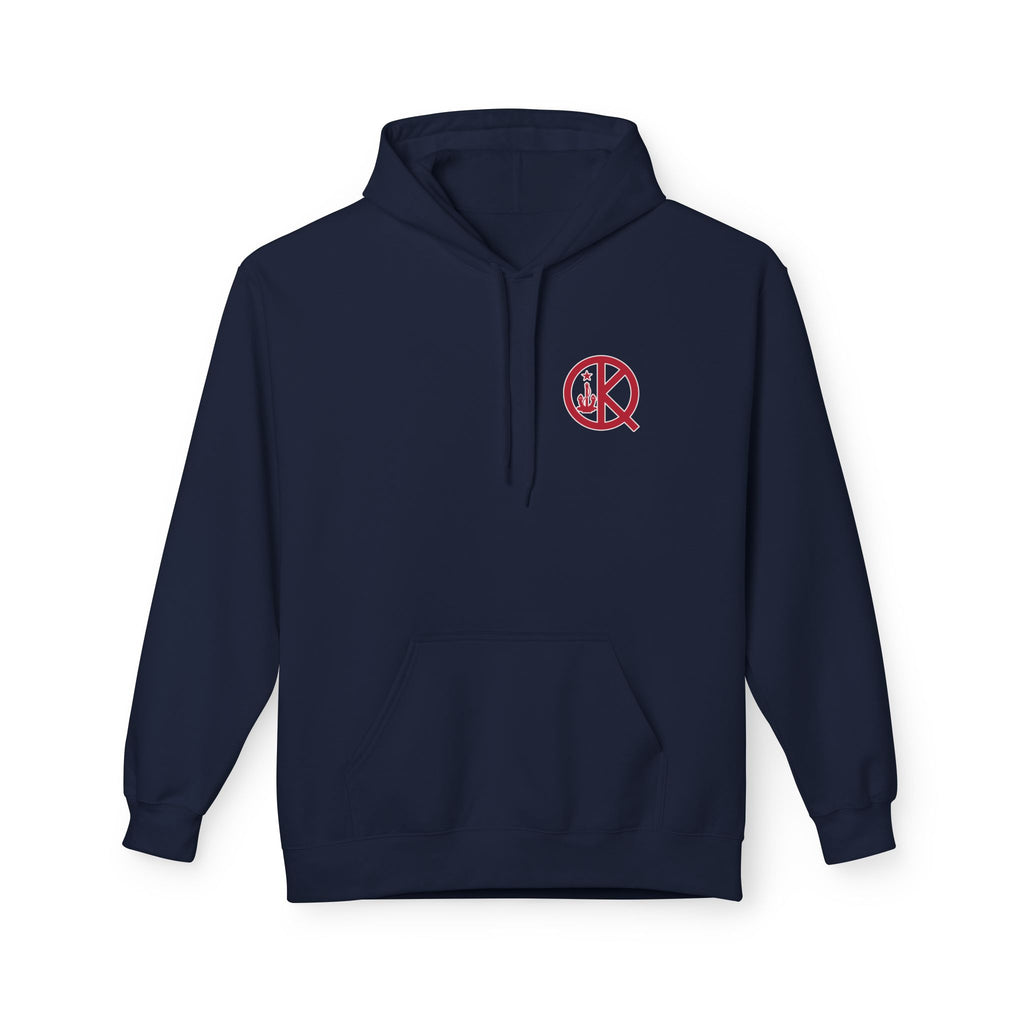 Quincy Kid- Red and Blue Softstyle Hoodie