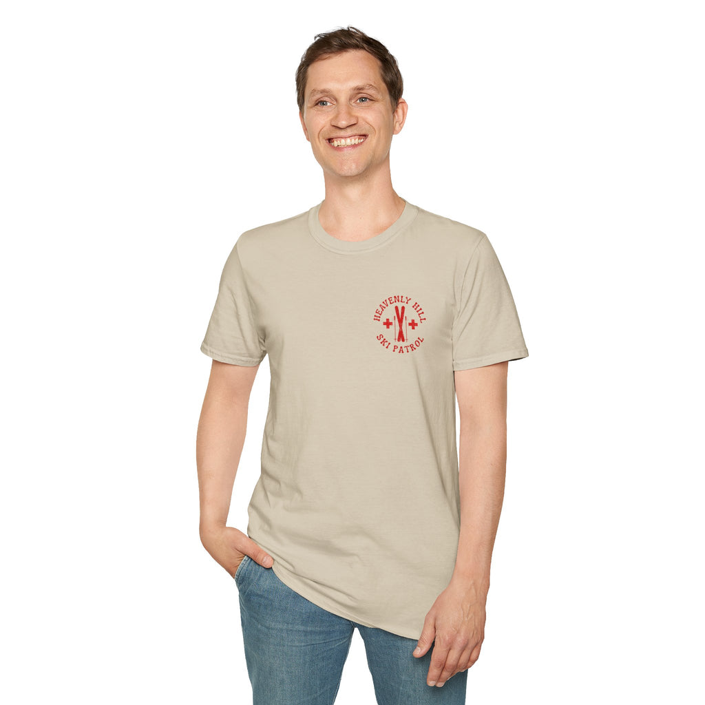 Distressed Heavenly Hill Ski Patrol T-shirt
