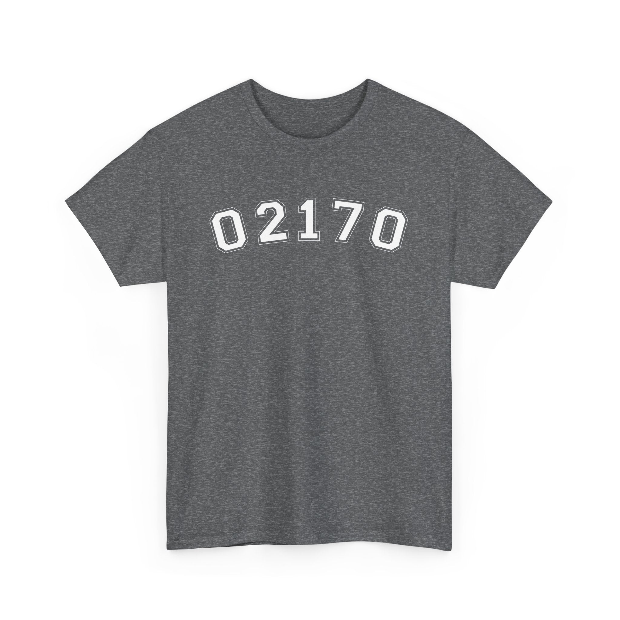 02170- Quincy Zip Code T-shirt White Text