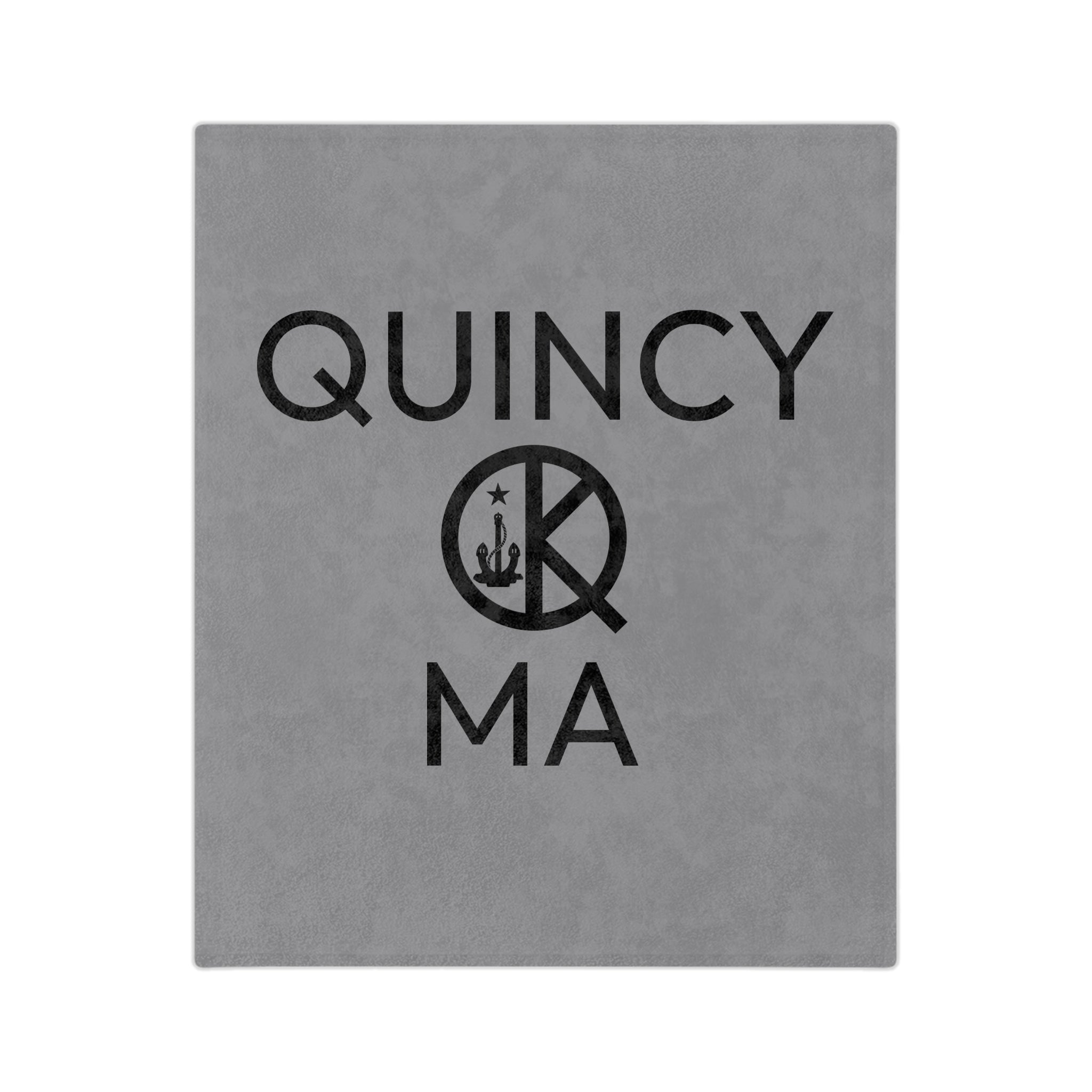 Quincy, MA Winter Throw Blanket — Stay Warm Velveteen Microfiber