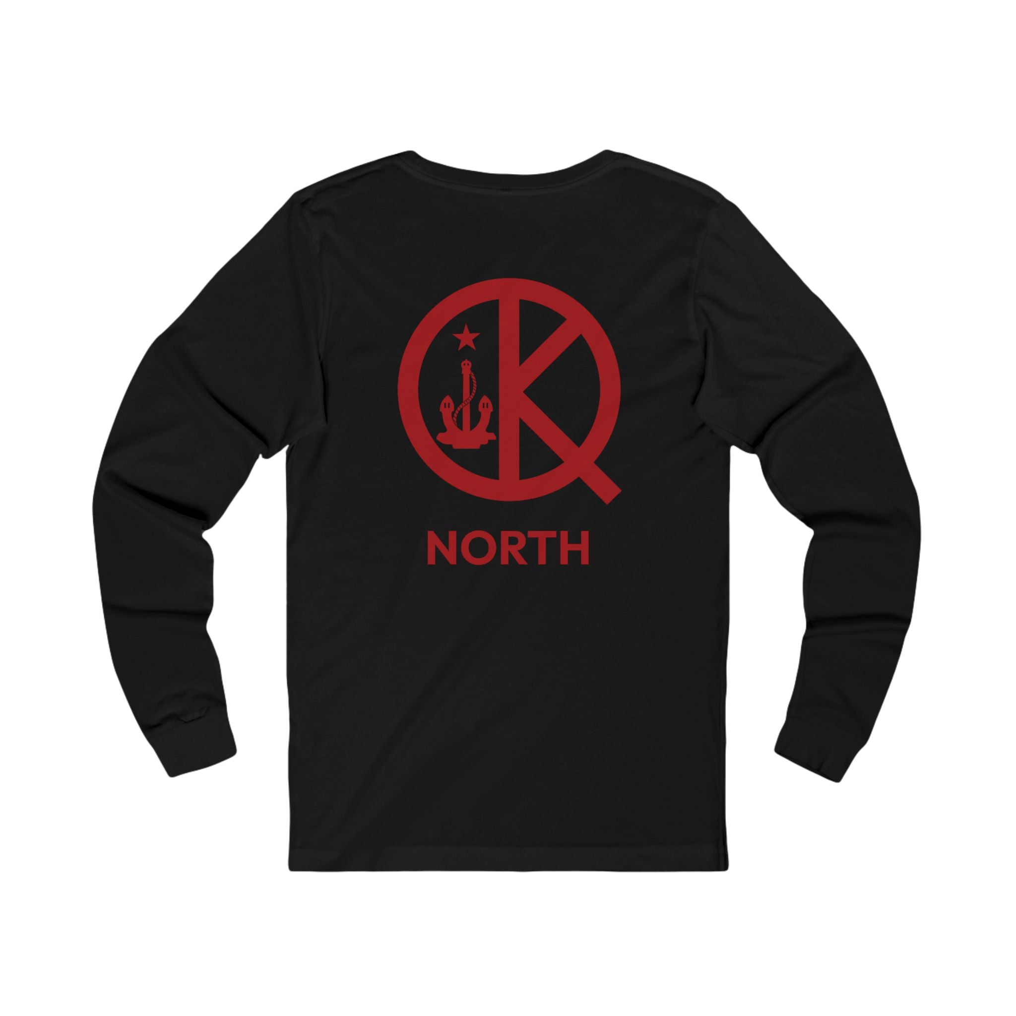 North-Red and Black Longsleeve