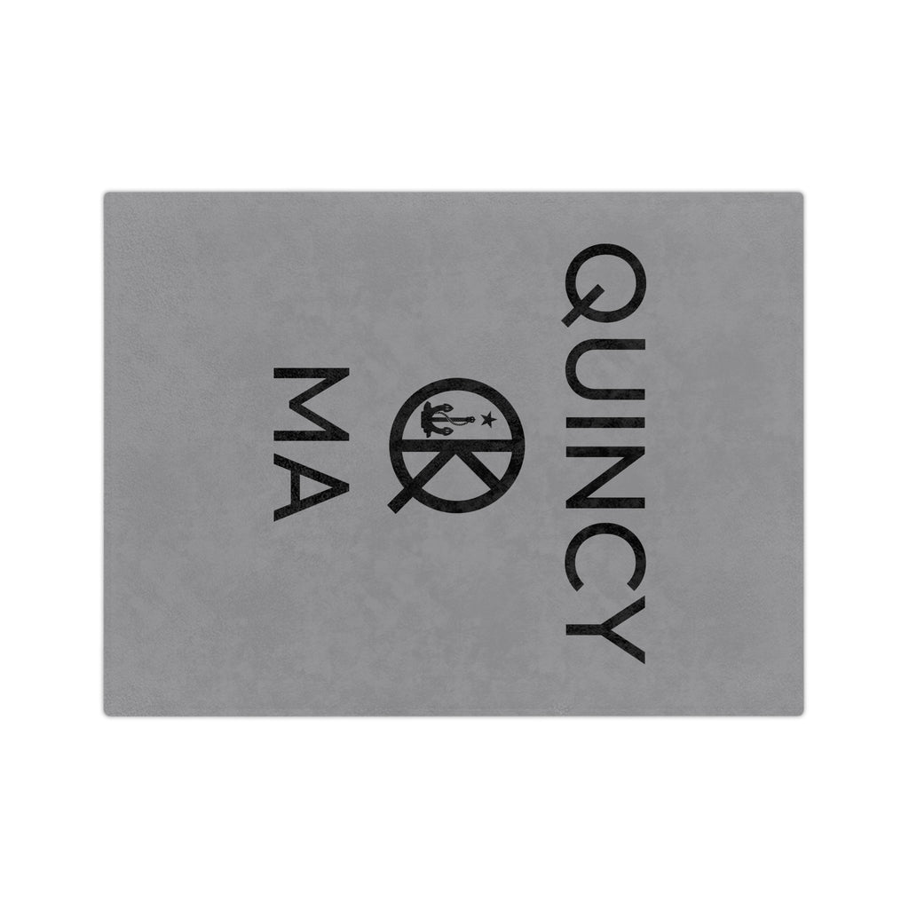 Quincy, MA Winter Throw Blanket — Stay Warm Velveteen Microfiber