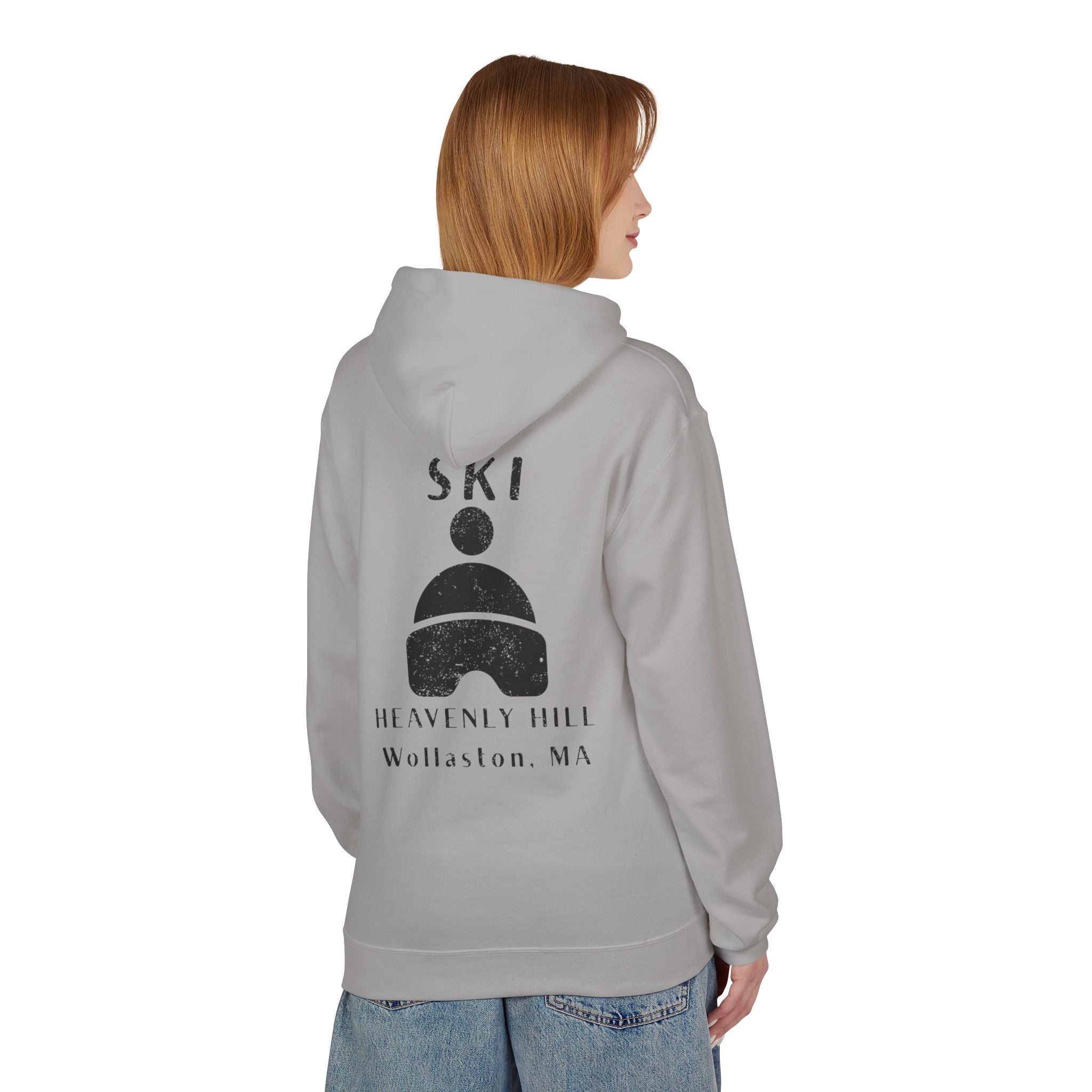 Distressed Ski Heavenly Hill Softstyle Hoodie