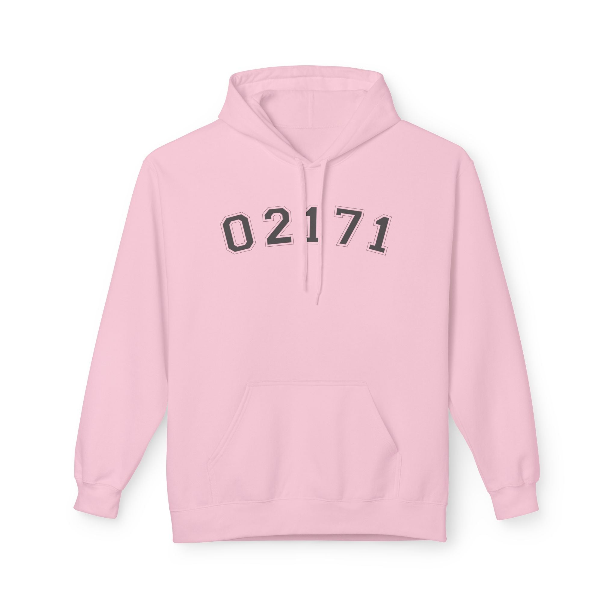 02171- Quincy Zip Code Sweatshirt Grey Text
