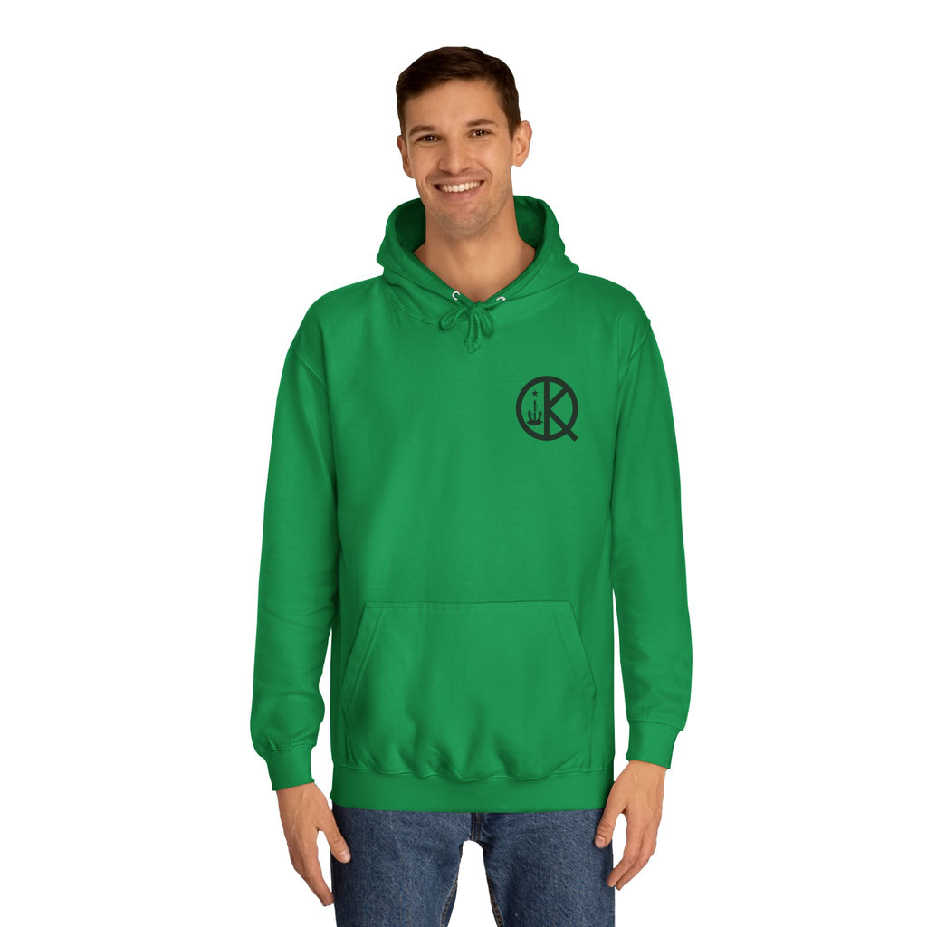 Quincy Quarries Permit Hoodie- Black Text