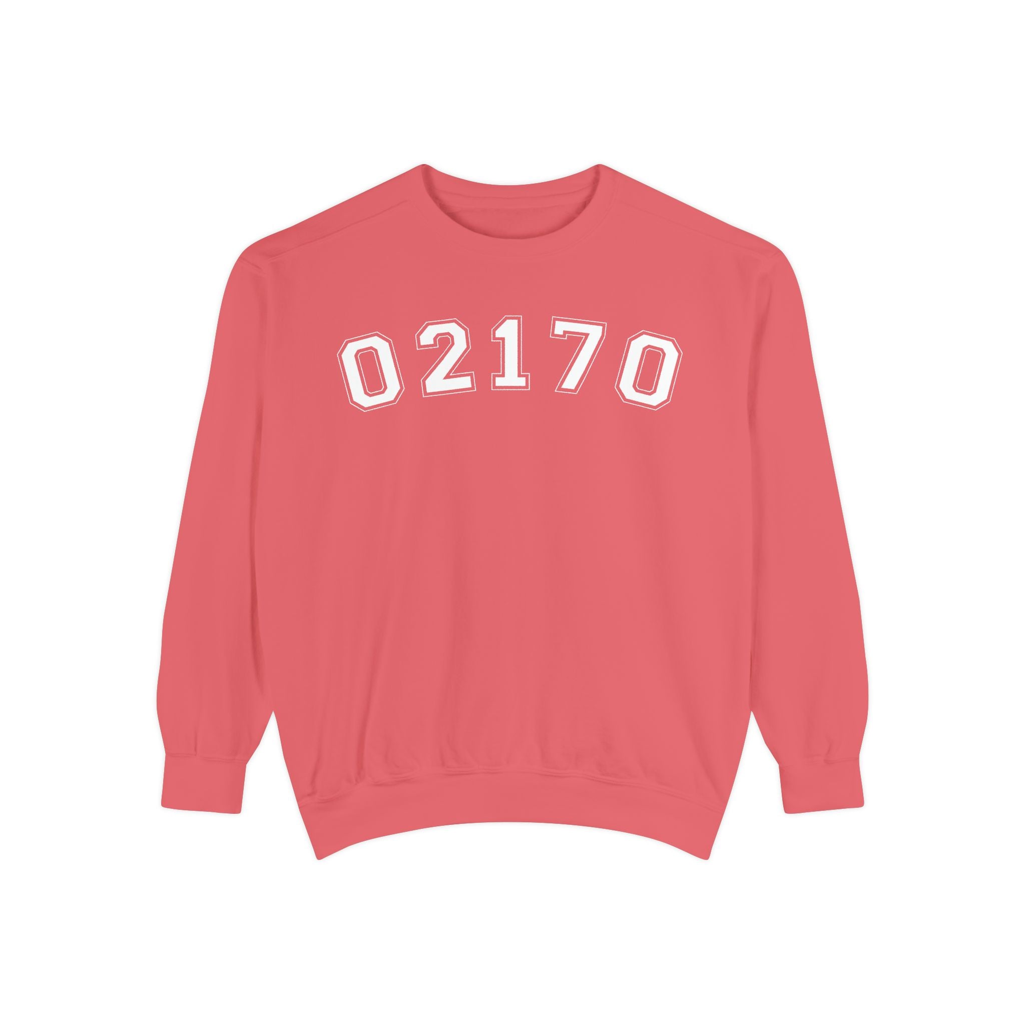 02170- Quincy Zip Code Sweatshirt White Text