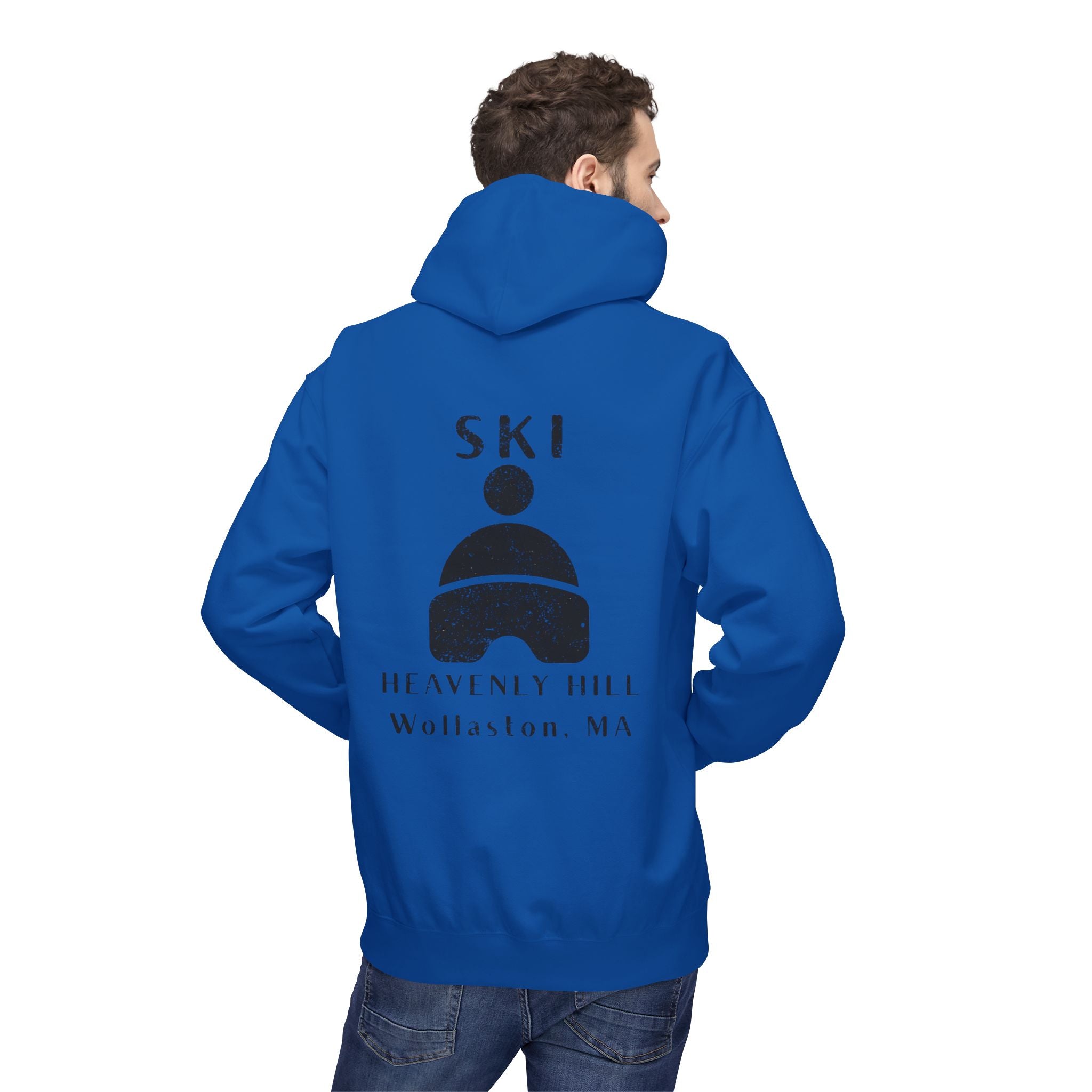 Distressed Ski Heavenly Hill Softstyle Hoodie