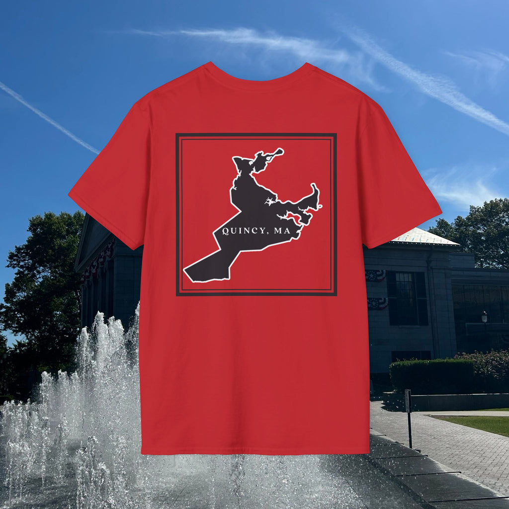 Quincy Outline Map T-Shirt