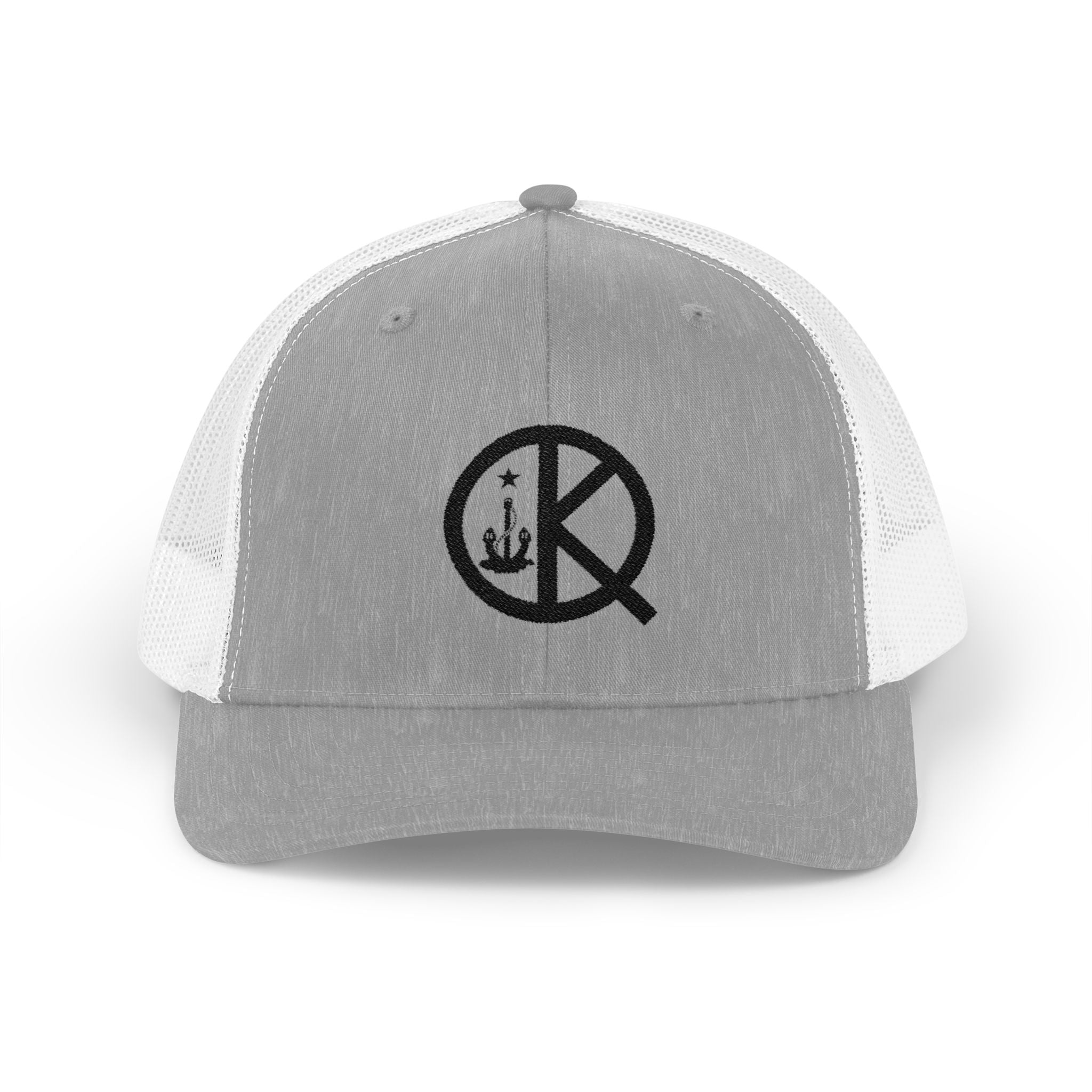QK Logo Snapback Trucker Cap