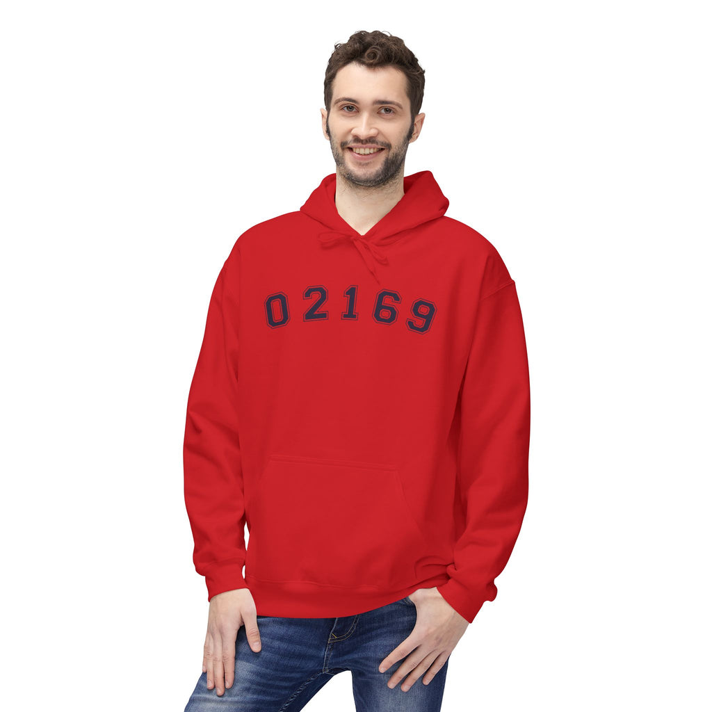 02169- Quincy Zip Code Sweatshirt Navy Text