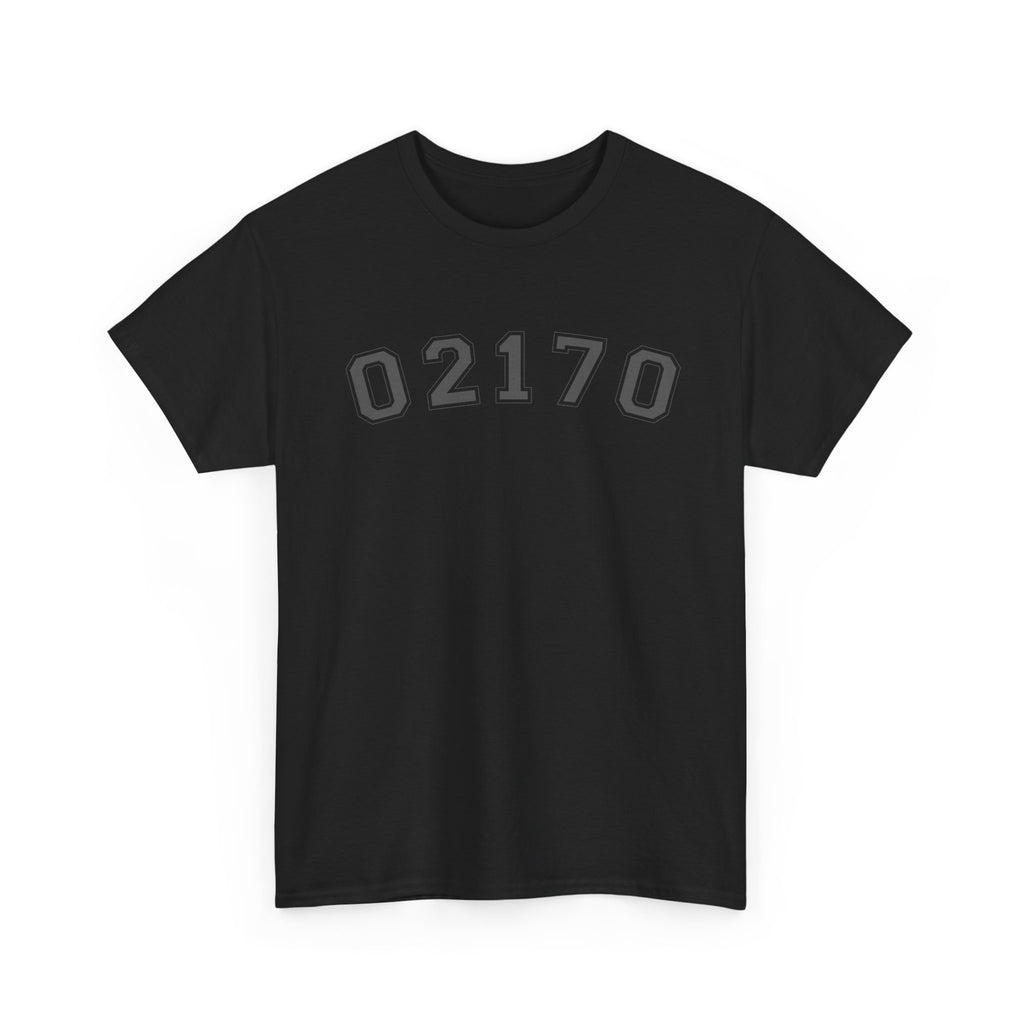 02170- Quincy Zip Code T-shirt Grey Text