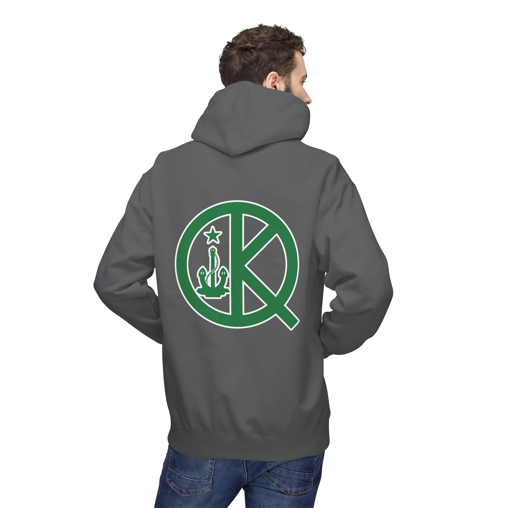 Quincy Kid- Celtic Green Logo Softstyle Hoodie