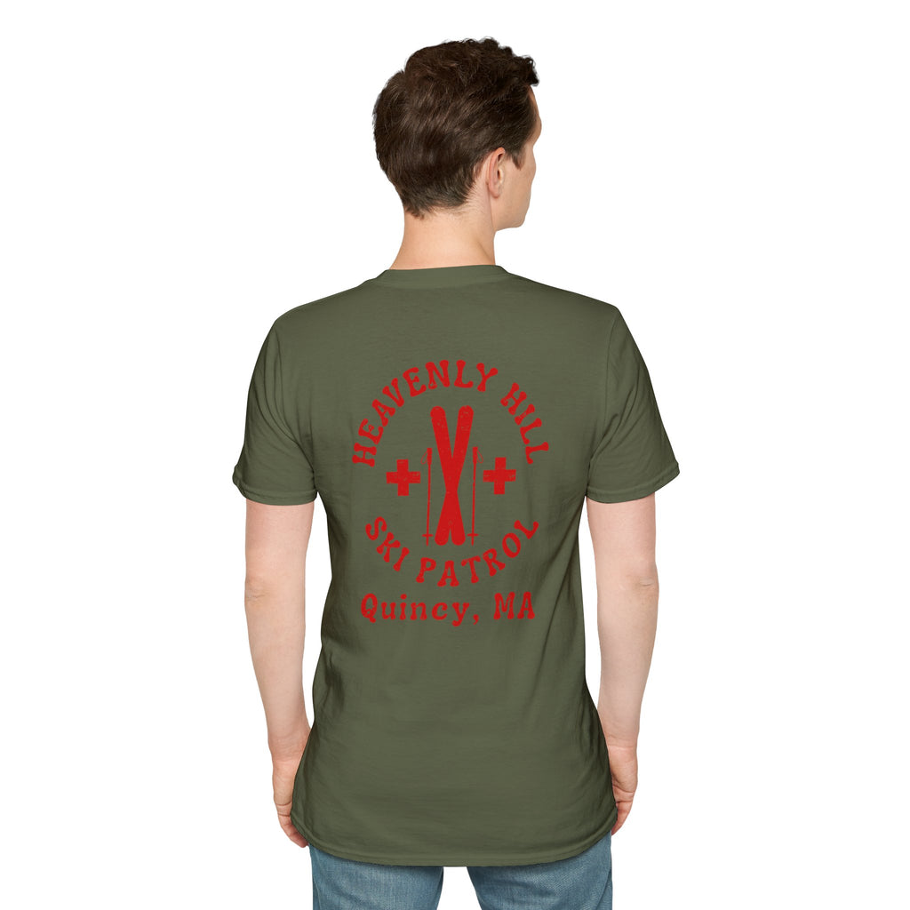 Distressed Heavenly Hill Ski Patrol T-shirt