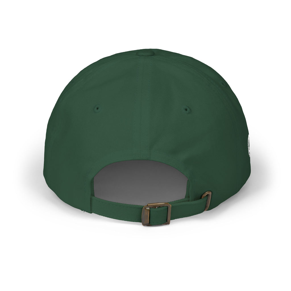 02170 Classic Dad Cap — White Logo Baseball Hat