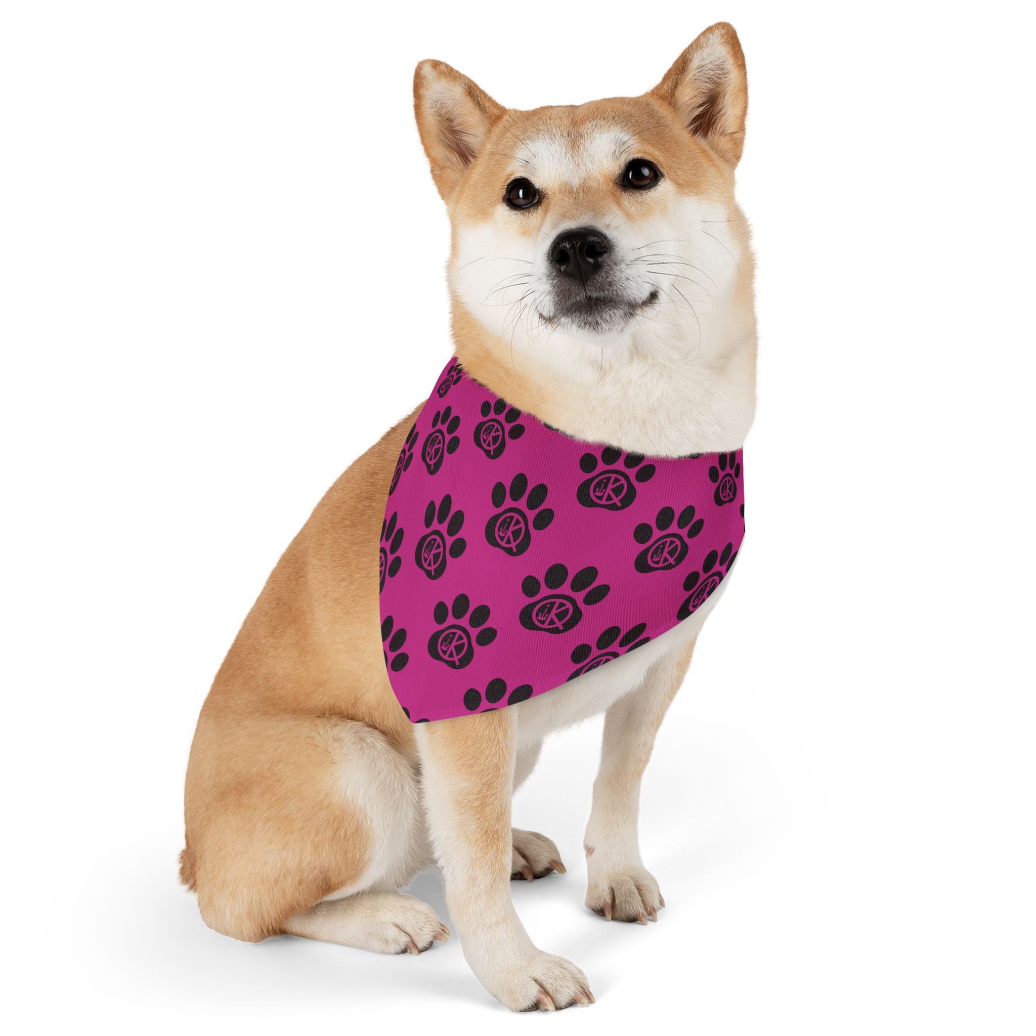 QK Pet Bandana Collar- Pink